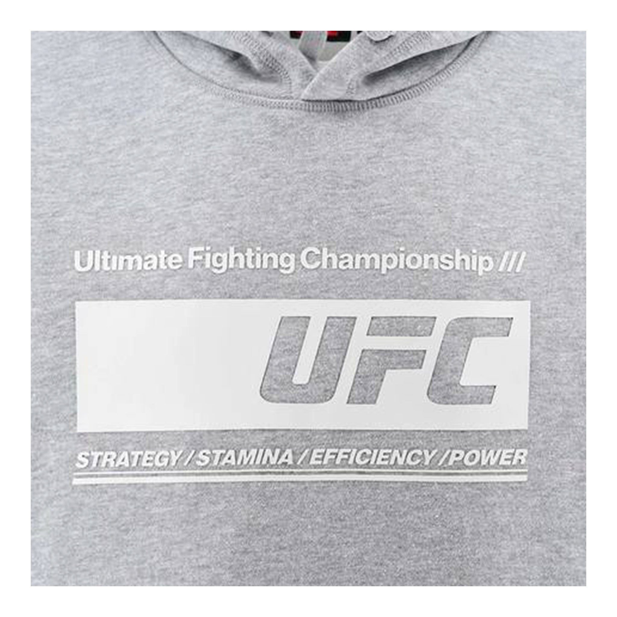 UFC Hoodie UFC Herren Hoodie Grau Melange – Bild 4 von 5