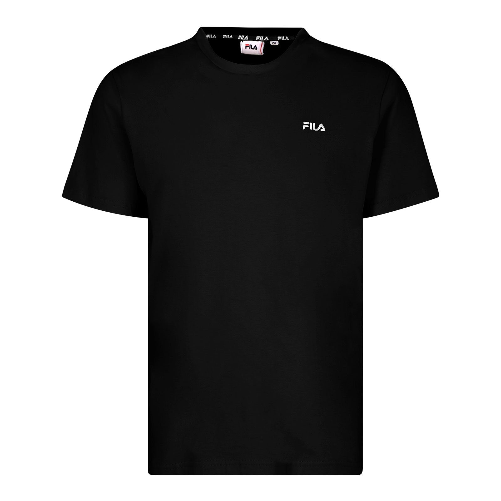 Bio-Baumwolle T-Shirt aus black 80010 Fila Berloz Tee