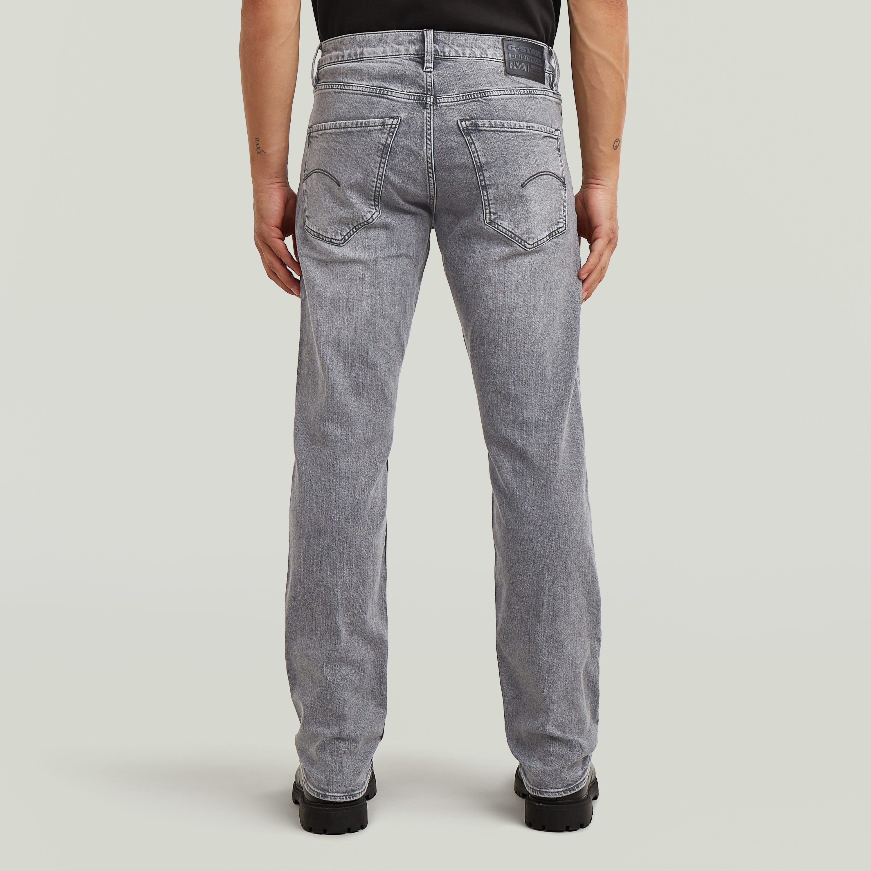 G-STAR Straight-Jeans Mosa Straight mit hellen Nähten