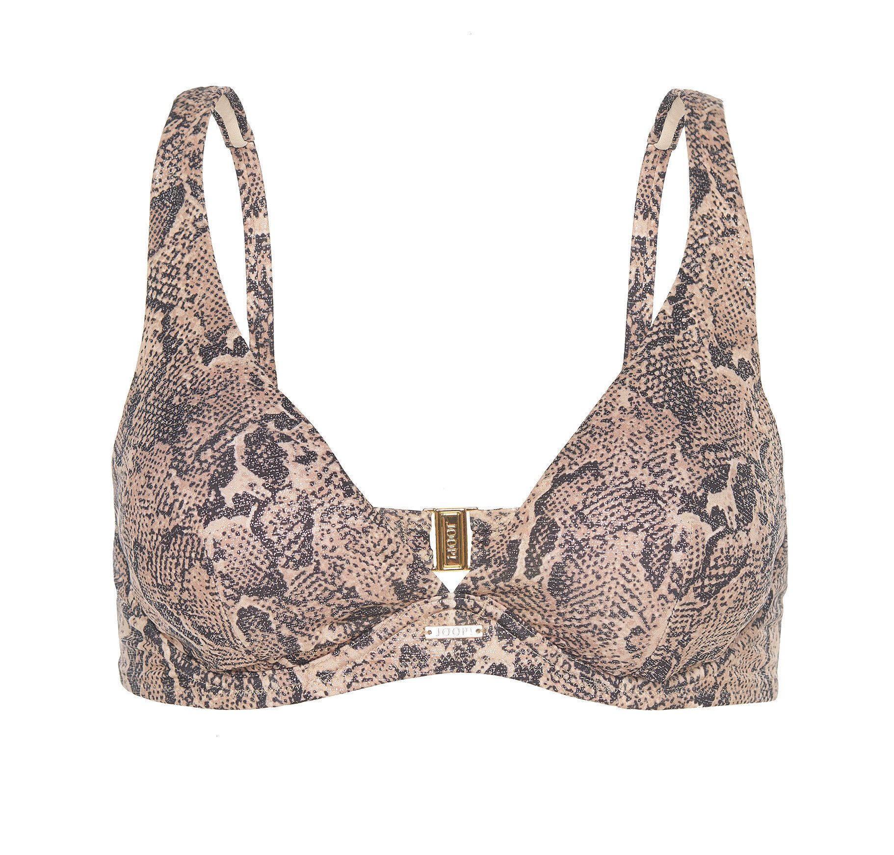 JOOP! Triangel-Bikini-Top Python, Animal-Print mit Glanz-Effekt, mit Bügel günstig online kaufen
