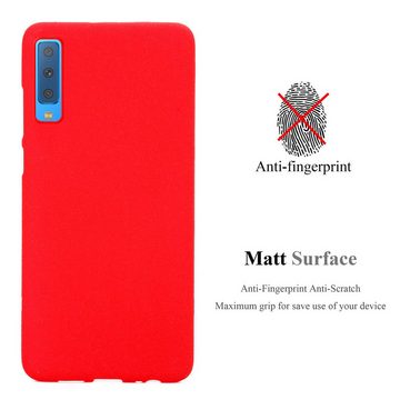 Cadorabo Handyhülle Samsung Galaxy A7 2018 Samsung Galaxy A7 2018, Flexible TPU Silikon Handy Schutzhülle - Hülle - ultra slim