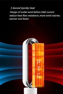 ANGELO Turmventilator TP 09 Pro für Kühlung & Heizung, ohne Rotoren, mit Fernbedienung, Sleep-Timer Funktion