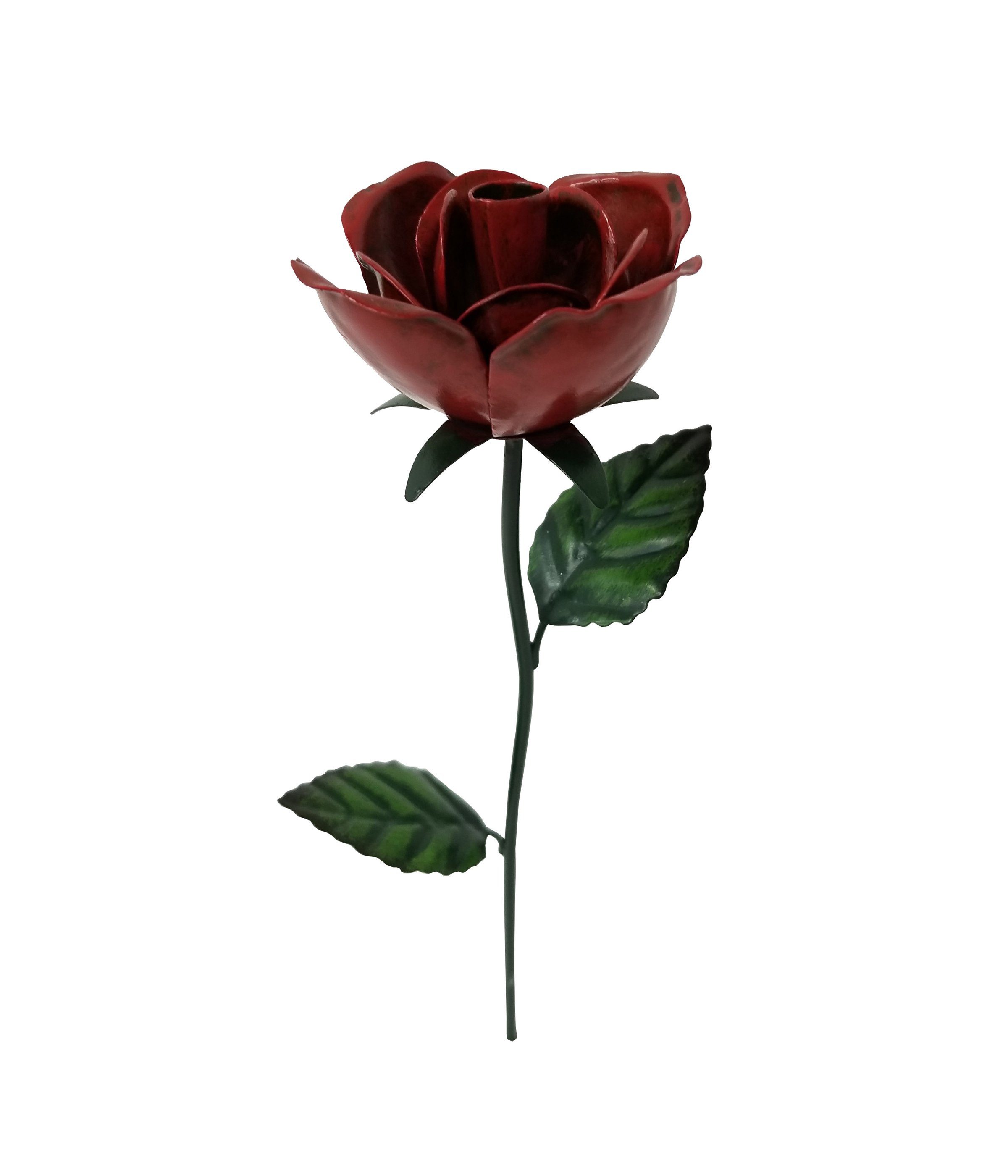 Dehner Gartenstecker Dekostab Rose, Metall, frostbeständig günstig online kaufen