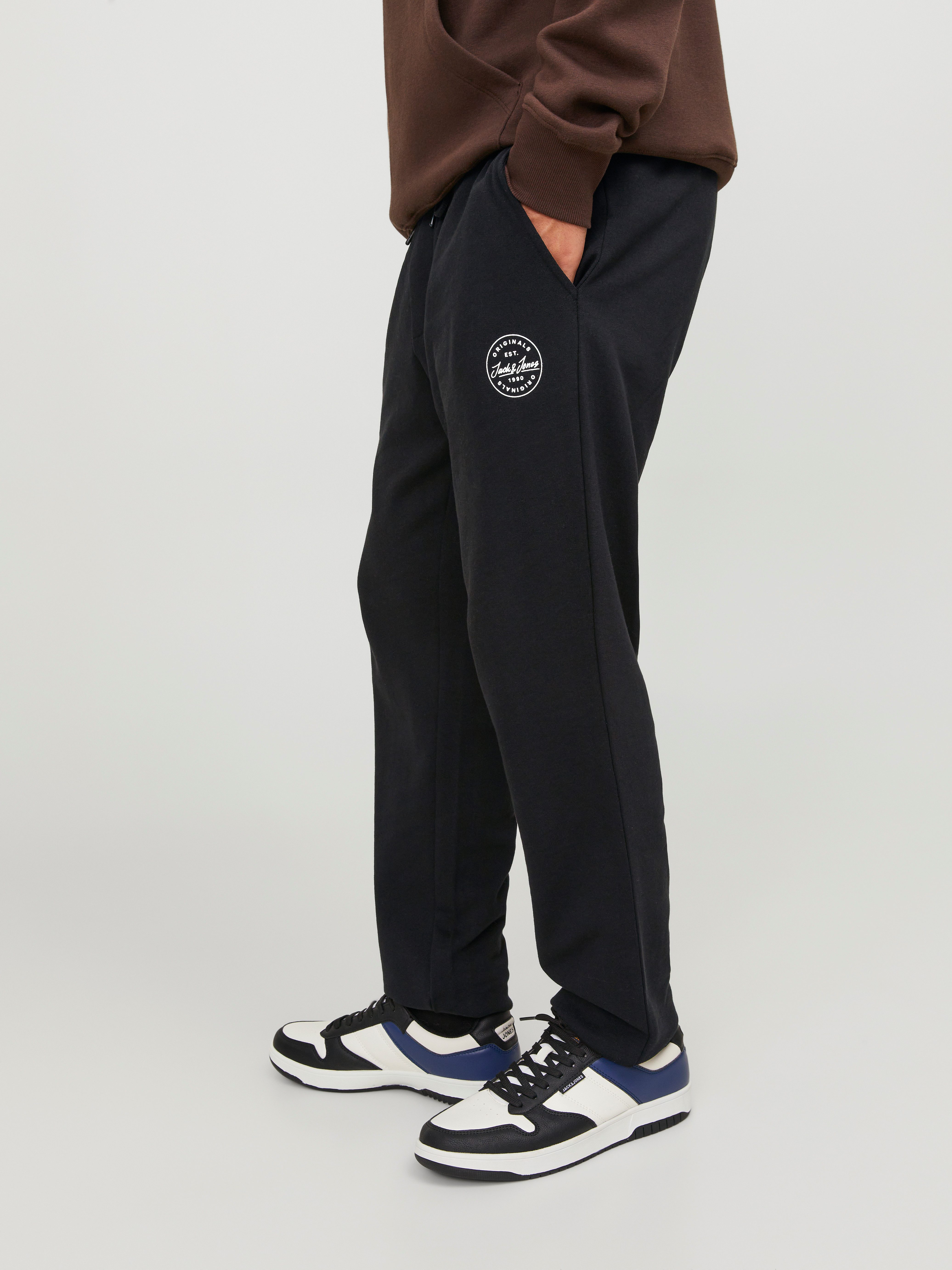 Jack & Jones Sweathose JPSTGORDON Jogpants mit Kordelzug und bequemem Schnitt unifarben, modisch, bequem, Baumwolle