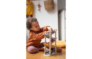KINDSGUT Kugelbahn Kindsgut Murmelbahn, (5-tlg), Baby, unisex, Lern-Spielzeug aus Holz für Klein-Kinder, Luca