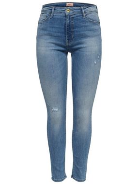 ONLY High-waist-Jeans Paola (1-tlg) Plain/ohne Details, Patches, Weiteres Detail