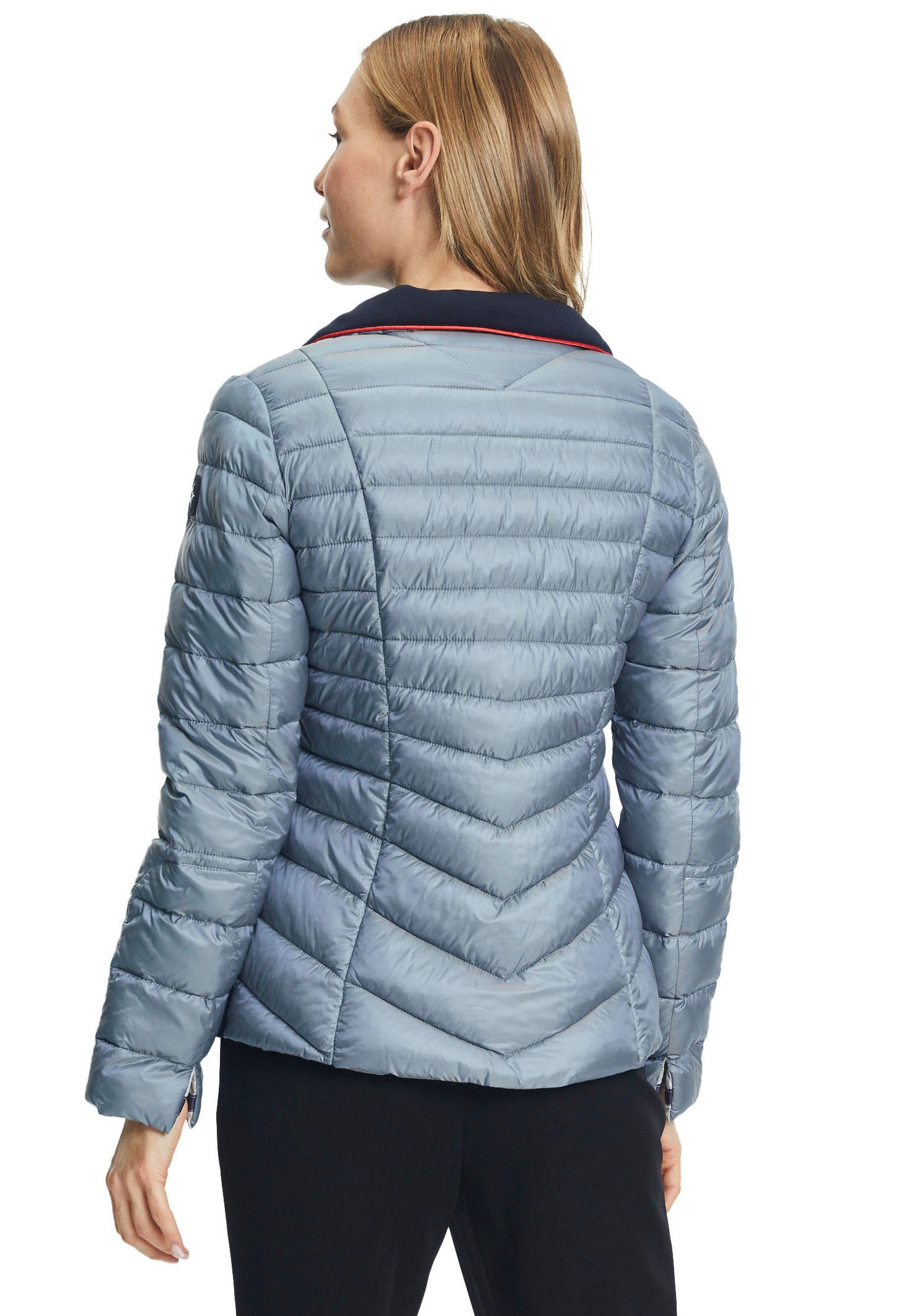 Gil Bret Steppjacke mit Umschlagkragen blue mirage