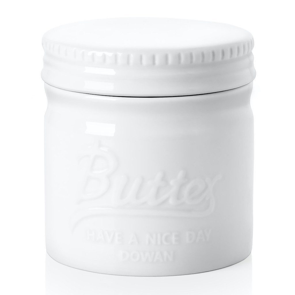 Dowan Butterdose DOWAN Porzellan Buttertopf Französische Butterdose mit Deckel, Porzellan