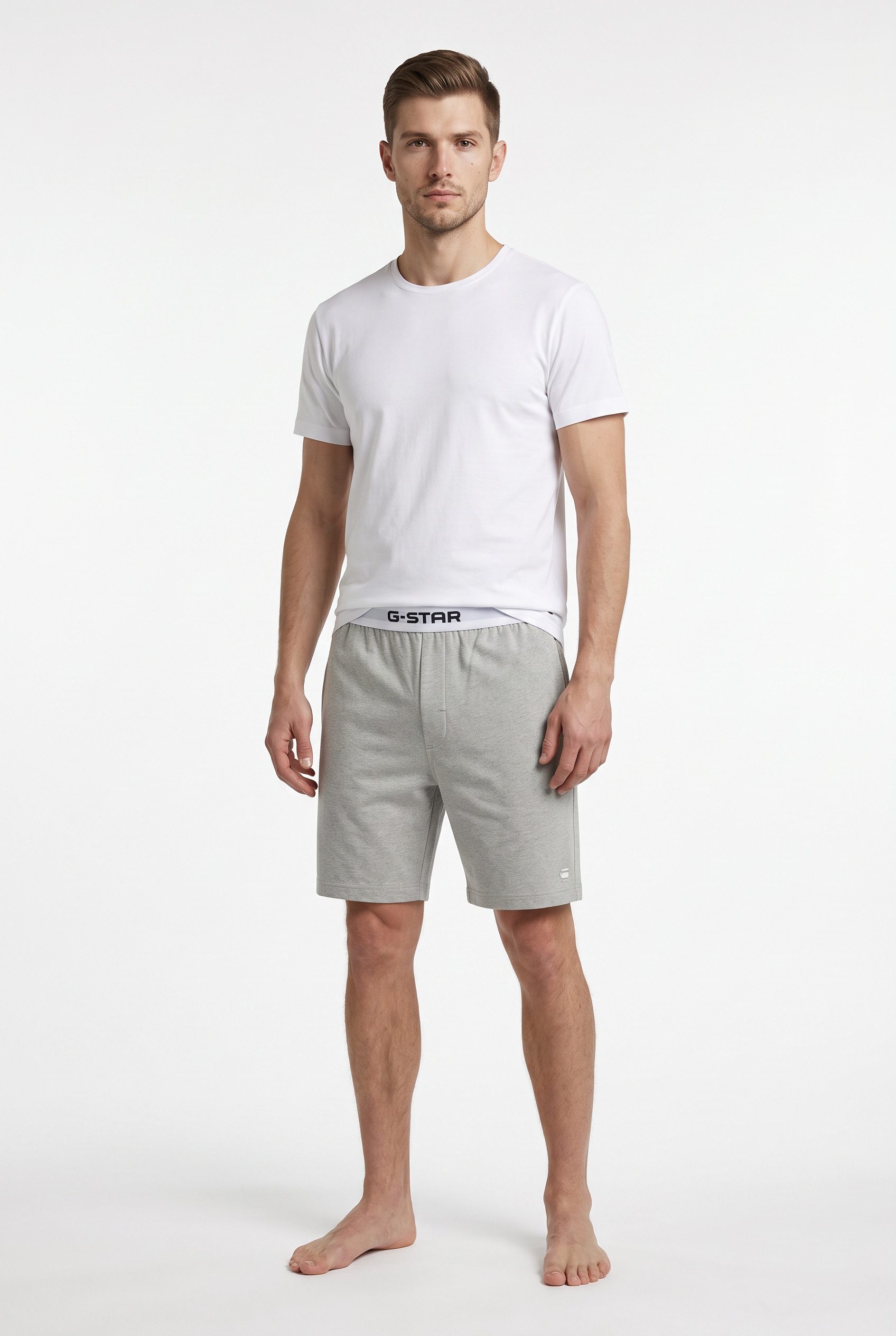 G-STAR Pyjama SLATE, T-SHIRT & SHORTS (Set, 2 tlg) Regular Fit in Baumwoll-Qualität