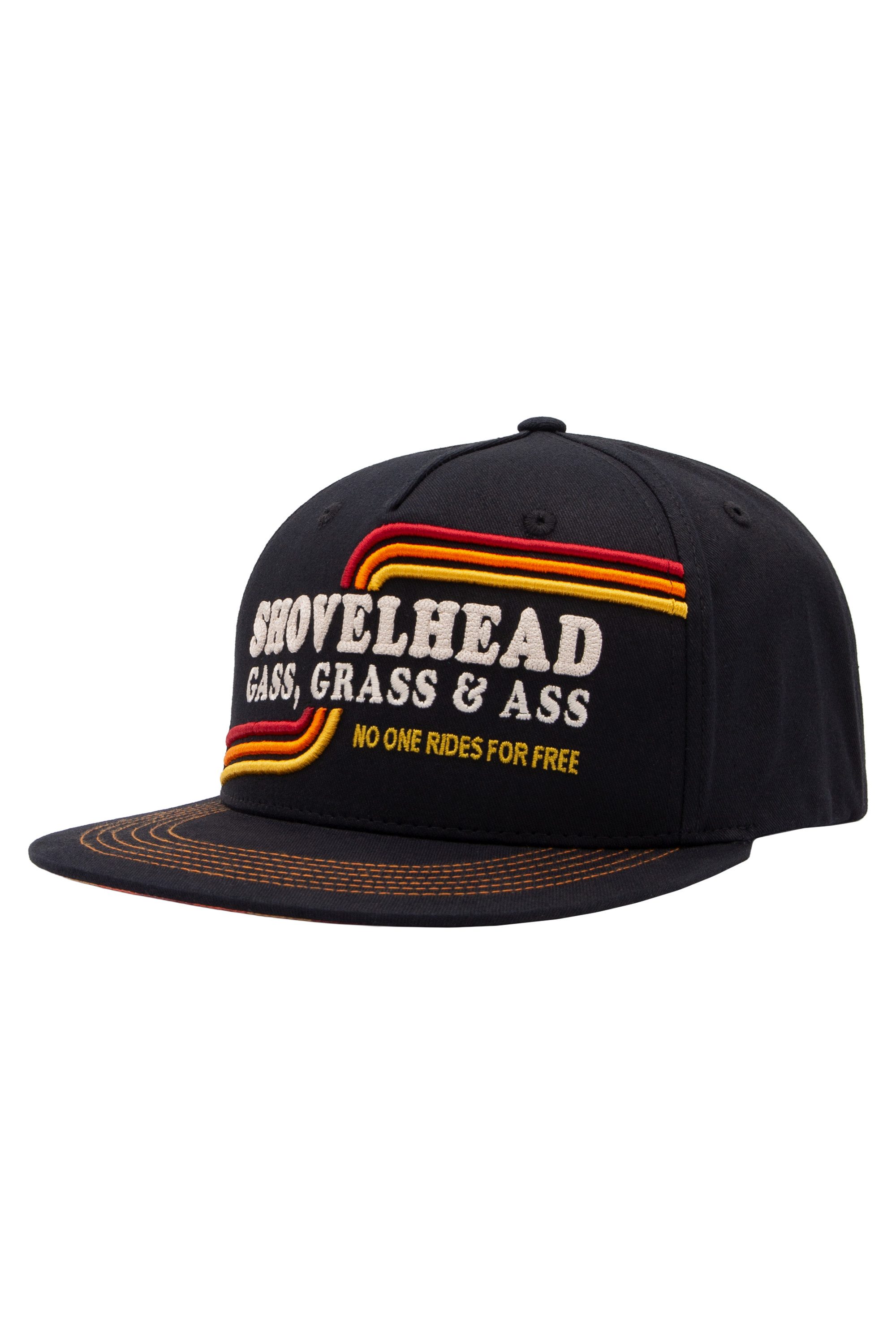 KingKerosin Snapback Cap Shovelhead (1-St) mit 3D Stickerei
