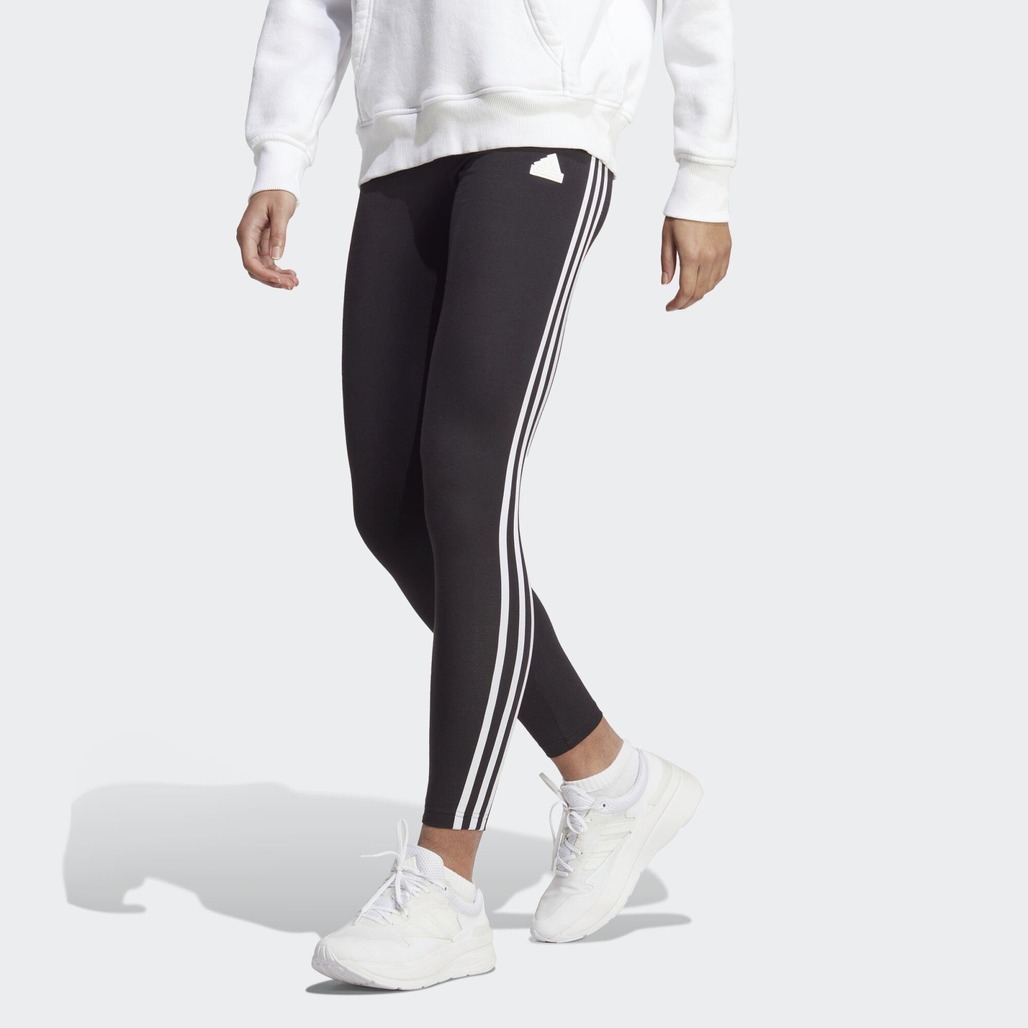 weiß / Sportswear ICONS FUTURE adidas LEGGINGS Leggings 3-STREIFEN schwarz