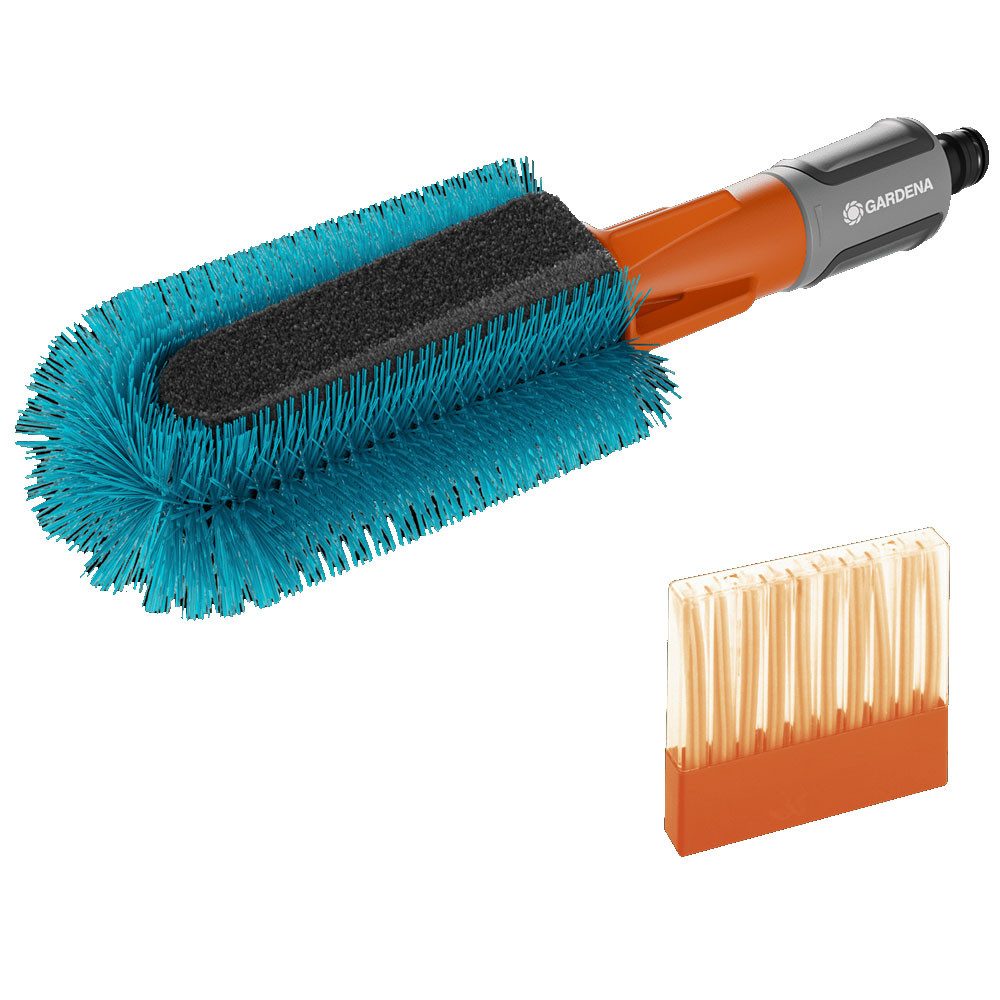 GARDENA Reinigungsbürste 18865-34 Cleansystem Fahrrad Bürsten-Set