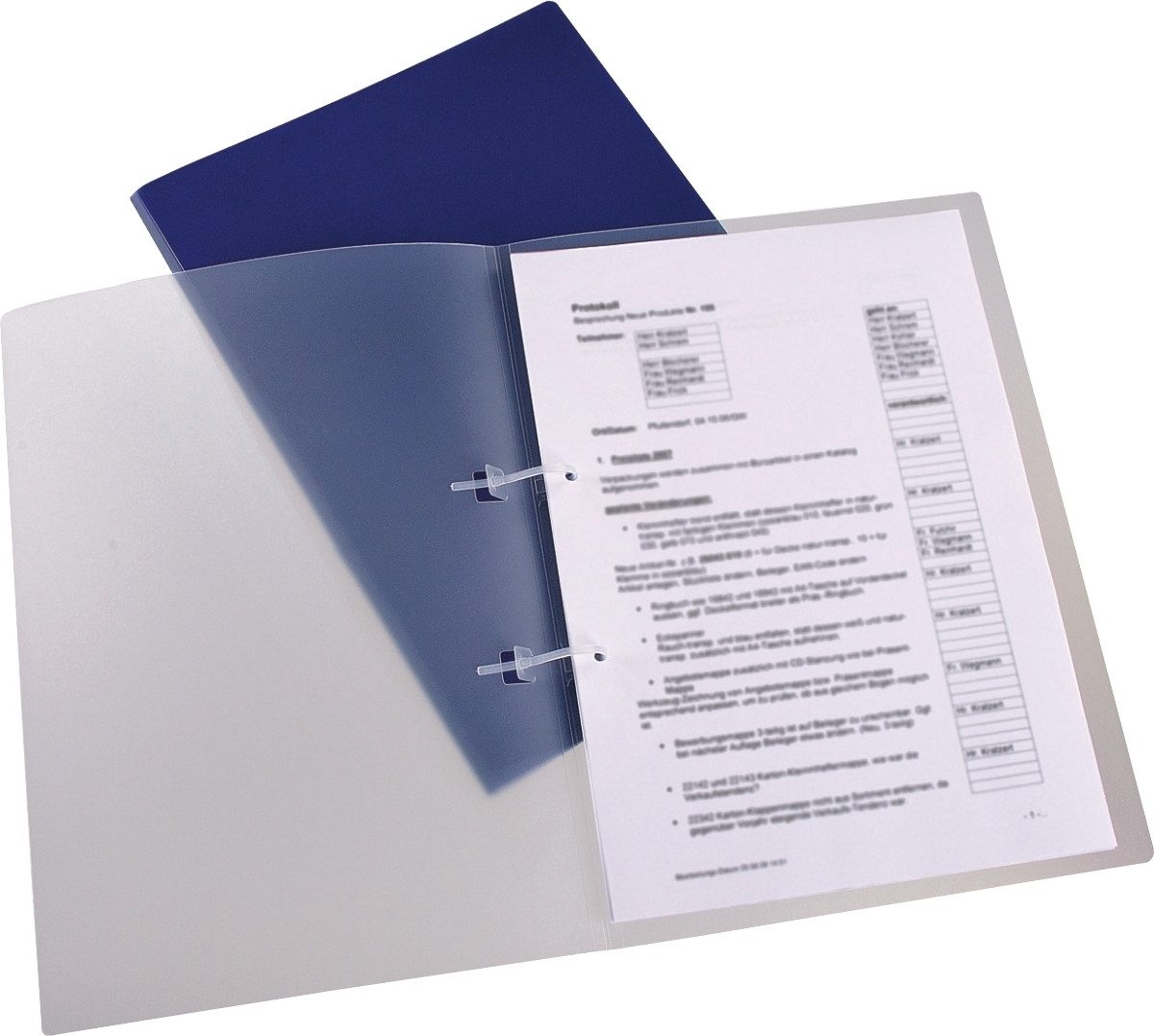 DATAPLUS Hefter Schnellhefter A4 PP bis 30 Blatt transparent