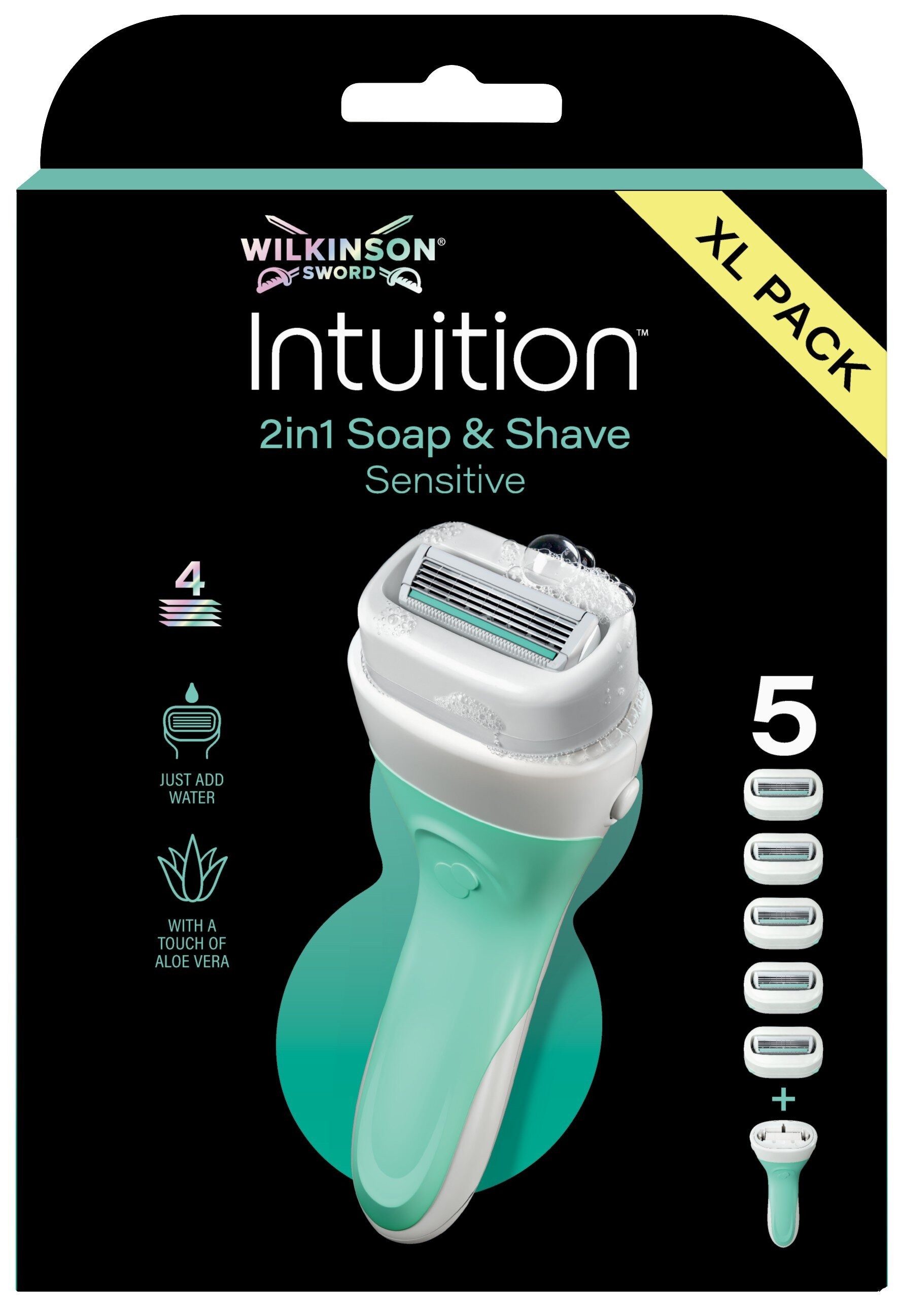 Wilkinson Nassrasierer Intuition 2in1 Sensitive Care Damenrasierer