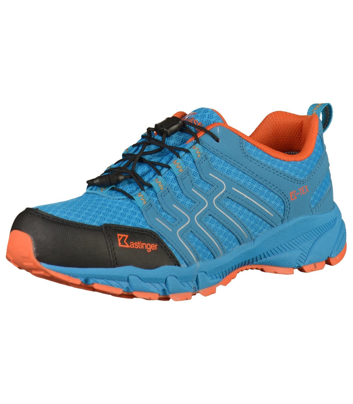 Orange Trekkingschuh Wanderschuhe Lederimitat/Mesh Kastinger Blau