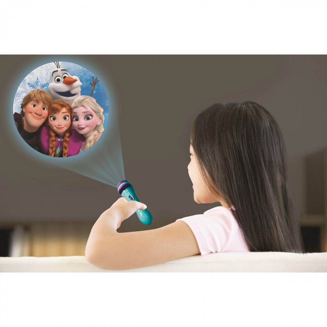 Lexibook® Taschenlampe Disney Anna Die Eiskönigin Projektor Taschenlampe Elsa Story und