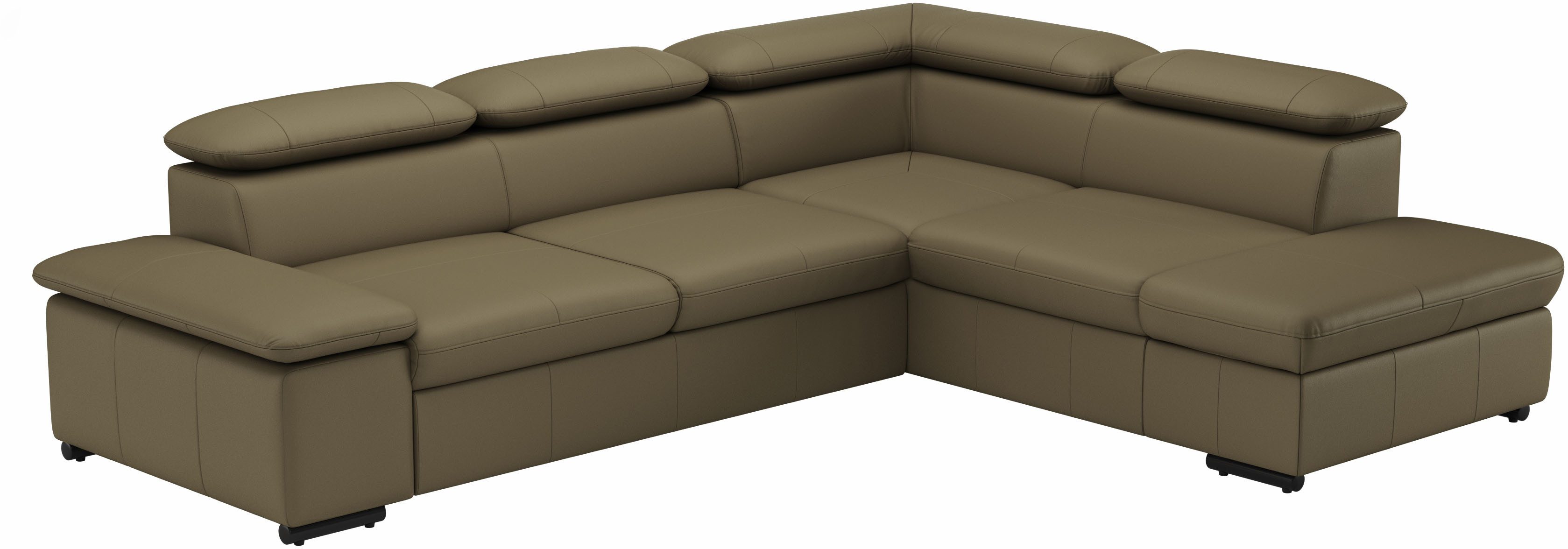 sit&more Ecksofa Alcudia L-Form, mit Armteilverstellung, optional Kopfteilverstellung und Bettfunktion