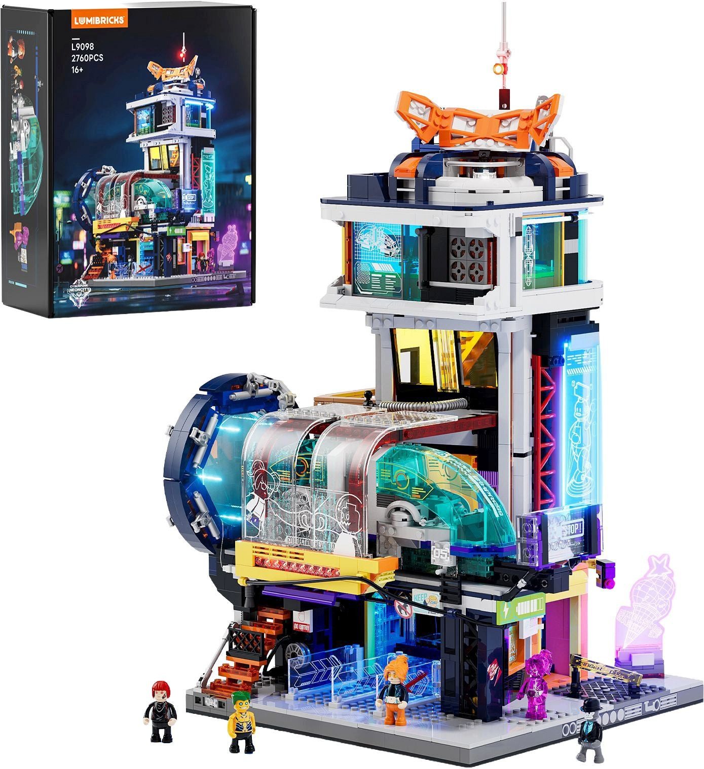 Lumibricks Lumibricks Schwebezug Station 2760 Teile mit LED Konstruktions-Spielset