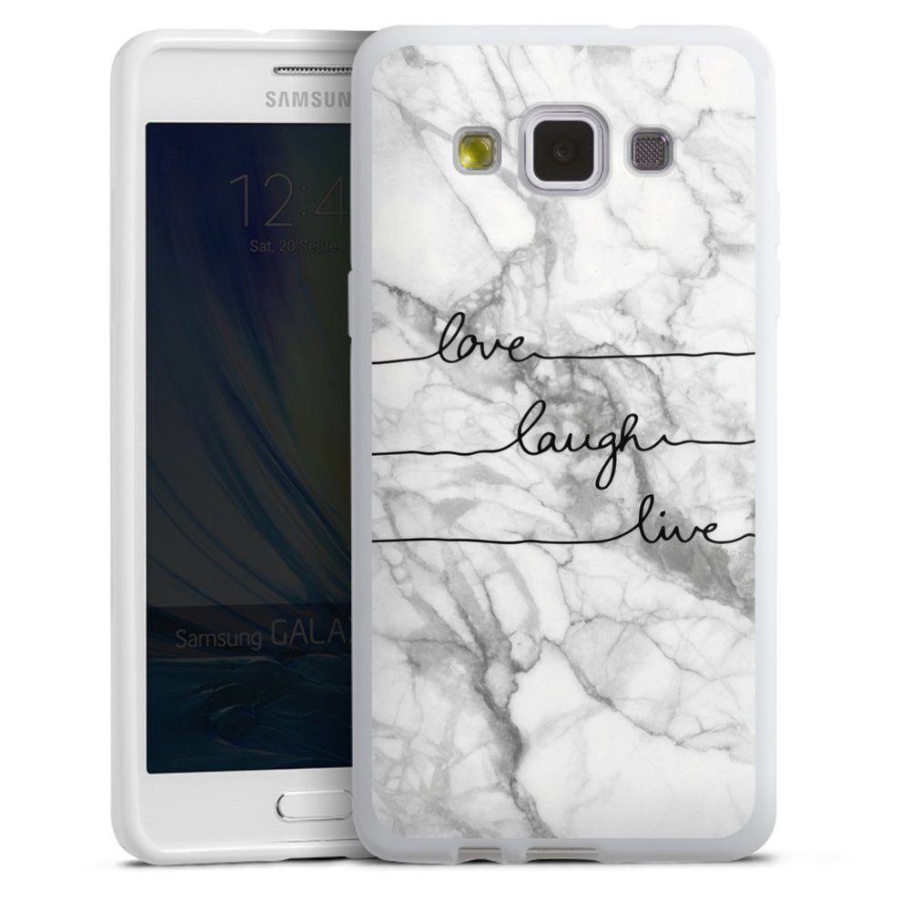 DeinDesign Handyhülle »love, laugh, live Marmor« Samsung Galaxy A5 (2015),  Hülle Marmor Sprüche Liebe online kaufen | OTTO