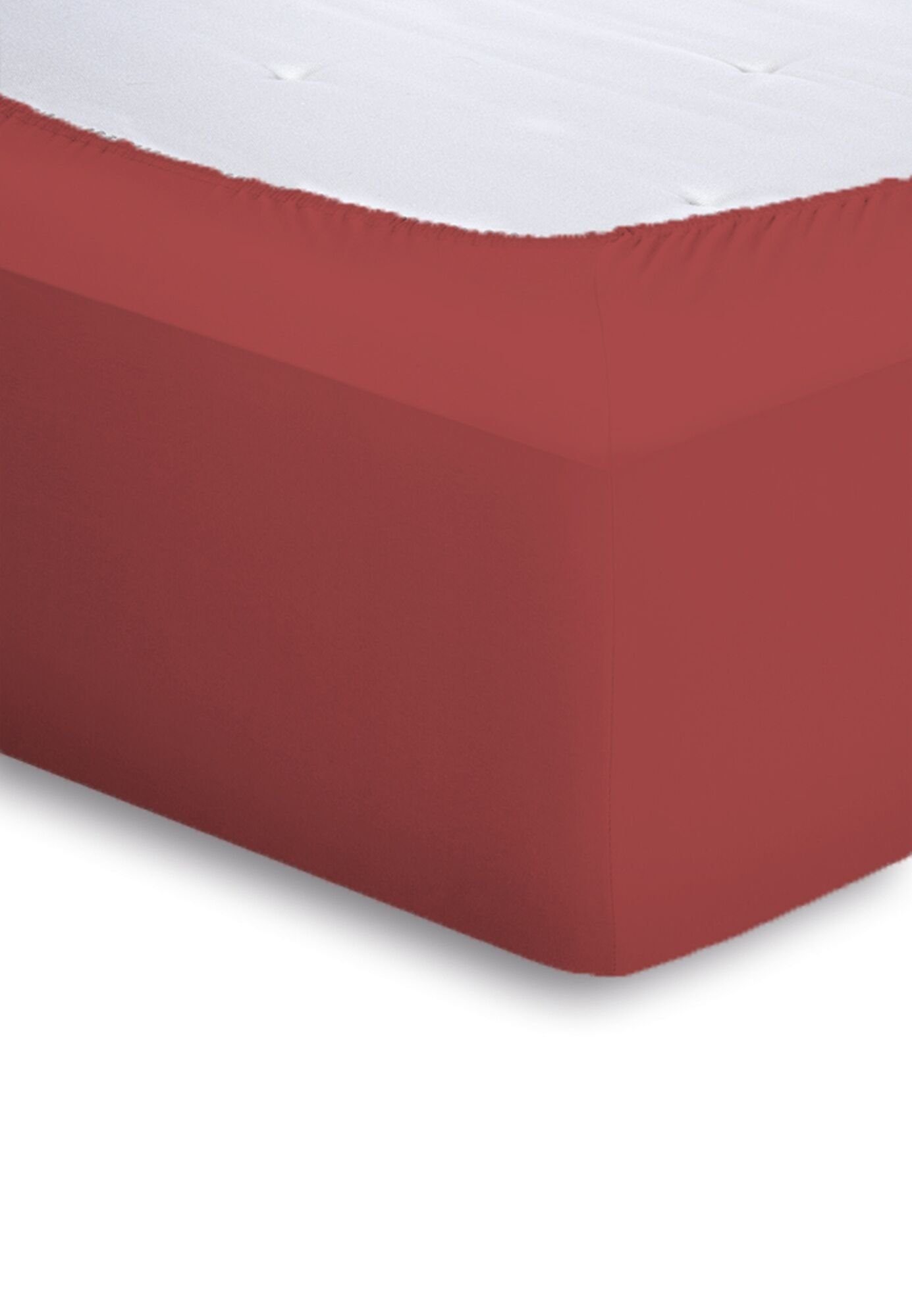 Bassetti Spannbettlaken, Jersey, (1 Stück), mit eingenähtem Fluflexgummi