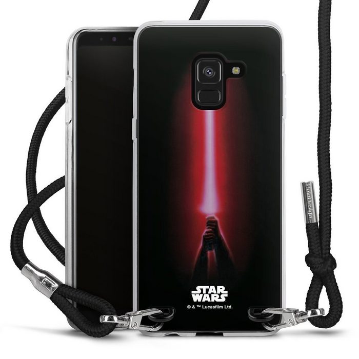 DeinDesign Handyhülle Fanartikel Laserschwert Star Wars Sith lightsaber - Star Wars Samsung Galaxy A8 Duos (2018) Handykette Hülle mit Band