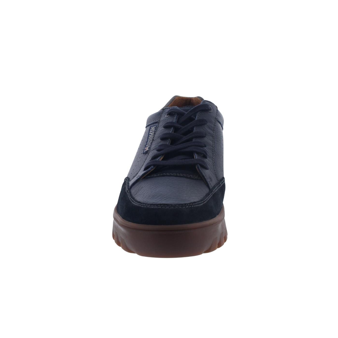 Mephisto Mephisto Flynn Halbschuh, Velour- / Glattleder, Blue, (dunkelblau), So Schnürschuh
