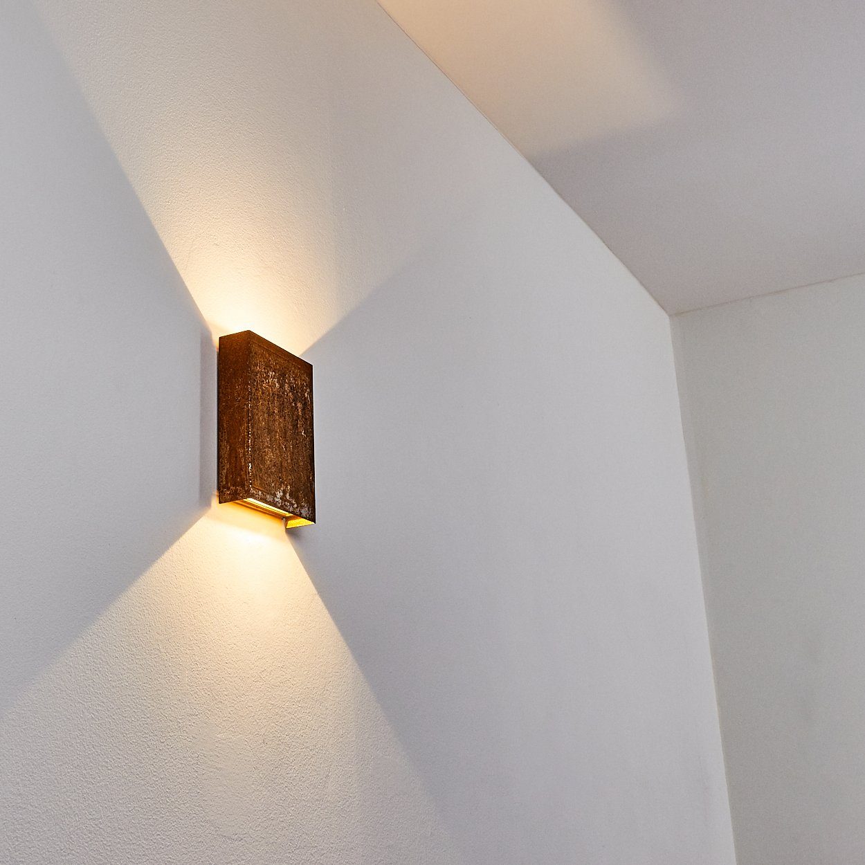 hofstein Wandleuchte Up Balkon Außen Terrassen Haus LED Wand Lampen Einfahrt Down Tür