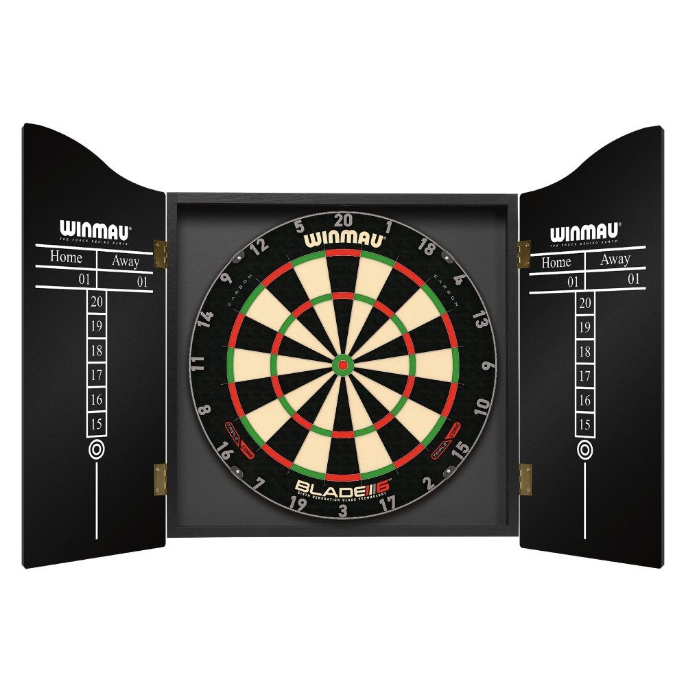 Winmau Dartscheibe 4000, Black Cabinet (Packung)