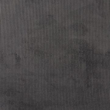 SCHÖNER LEBEN. Stoff Bezugsstoff Möbelstoff Polsterstoff Fjord Cord anthrazit1,40m Breite