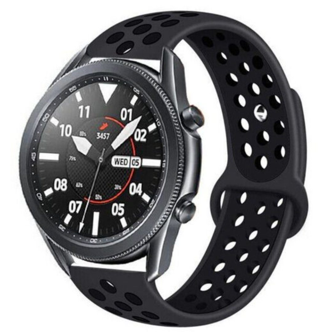 SmartUP Smartwatch-Armband für Samsung Galaxy Watch 7 6 5 4 FE Pro Gear Classic Silikon Ersazband, kompatibel mit allen Samsung Galaxy Watch Modellen