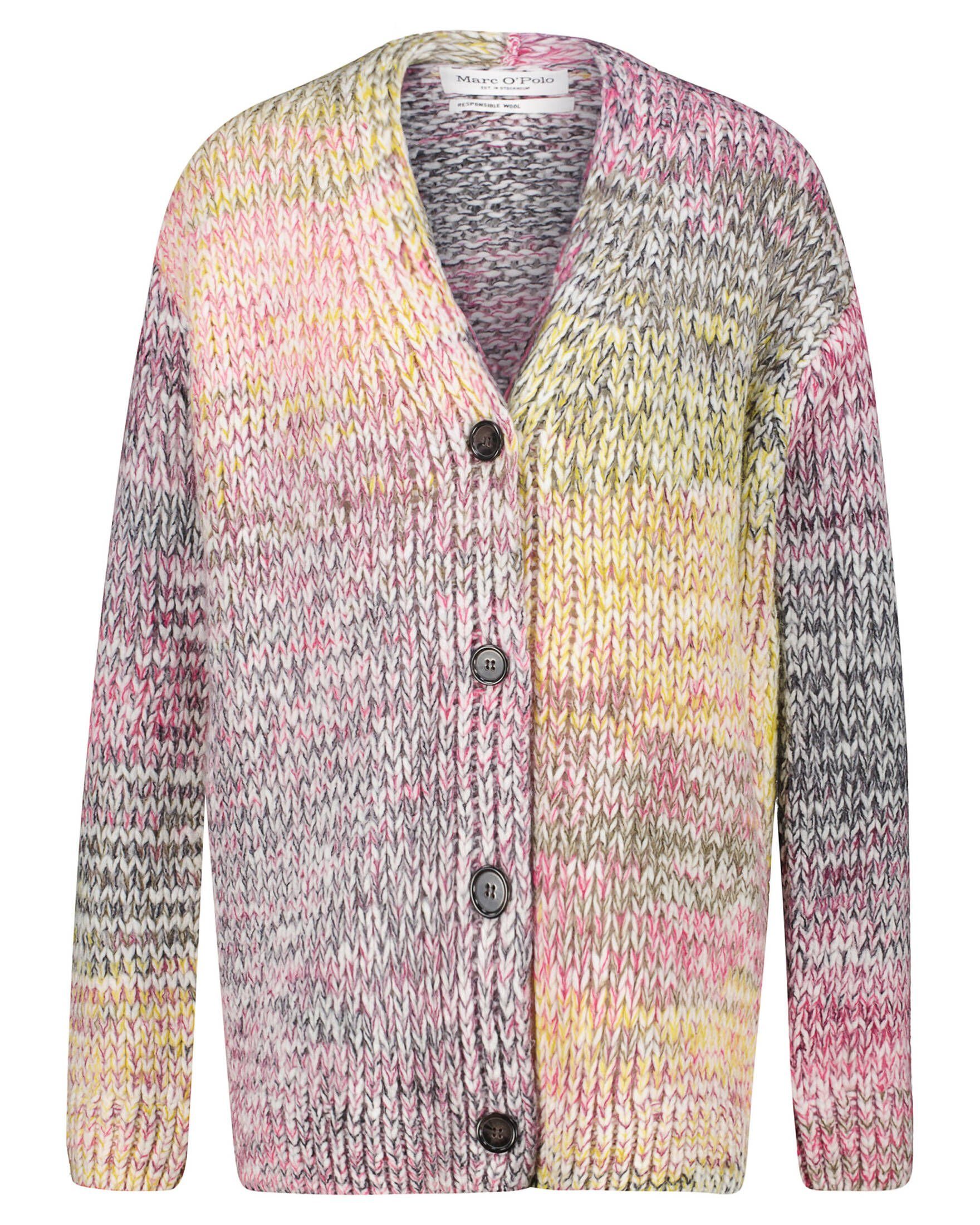 Marc O'Polo Cardigan Damen Strickjacke mit Wolle (1-tlg)