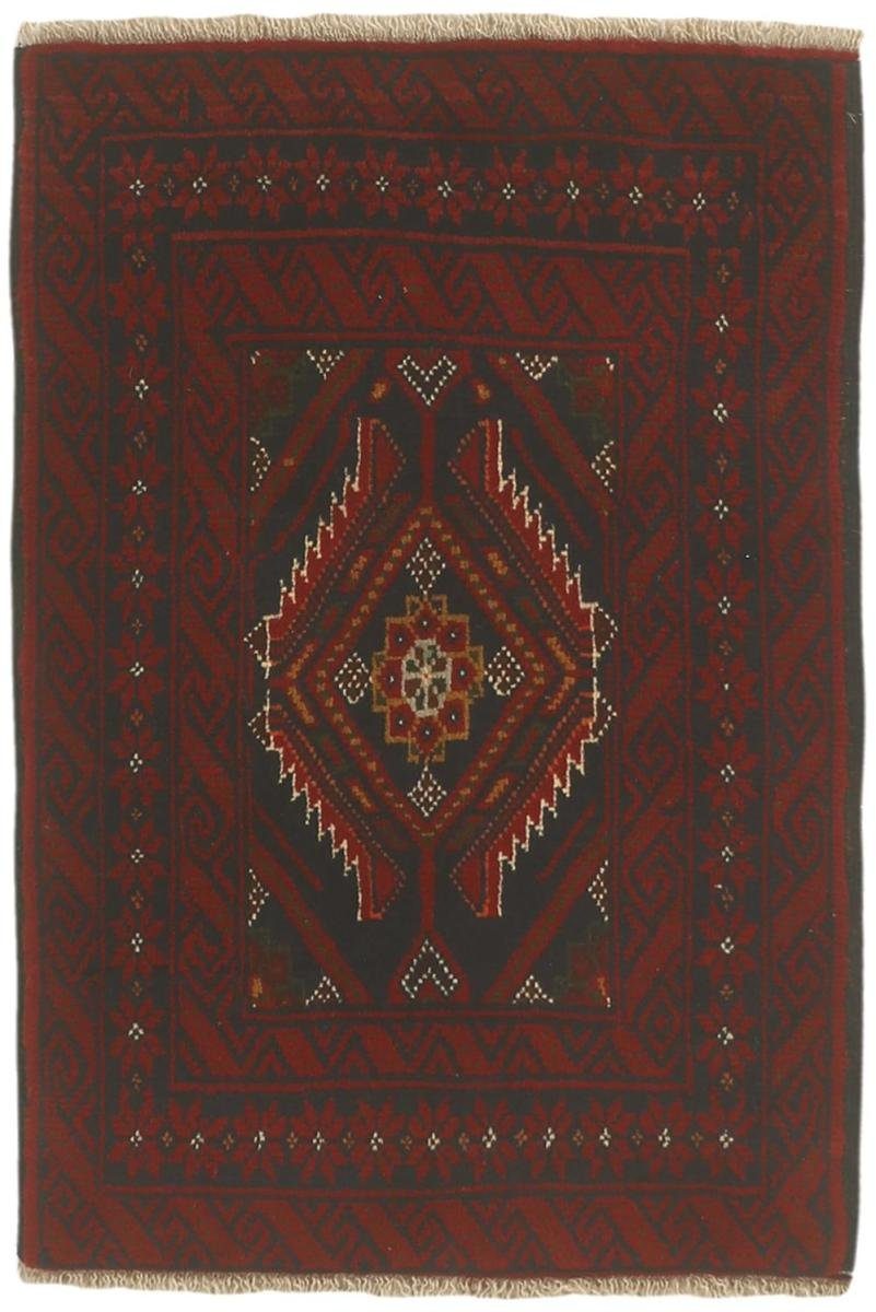Orientteppich Orientteppich Handgeknüpfter Belutsch Perserteppich, 66x95 Trading, / mm 6 Höhe: rechteckig, Nain