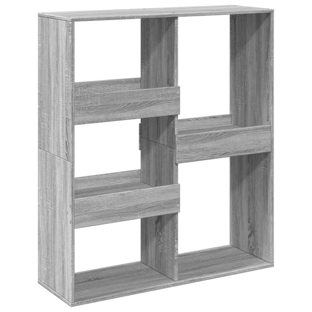 vidaXL Bücherregal Bücherregal/Raumteiler Grau Sonoma 100x33x115 günstig online kaufen
