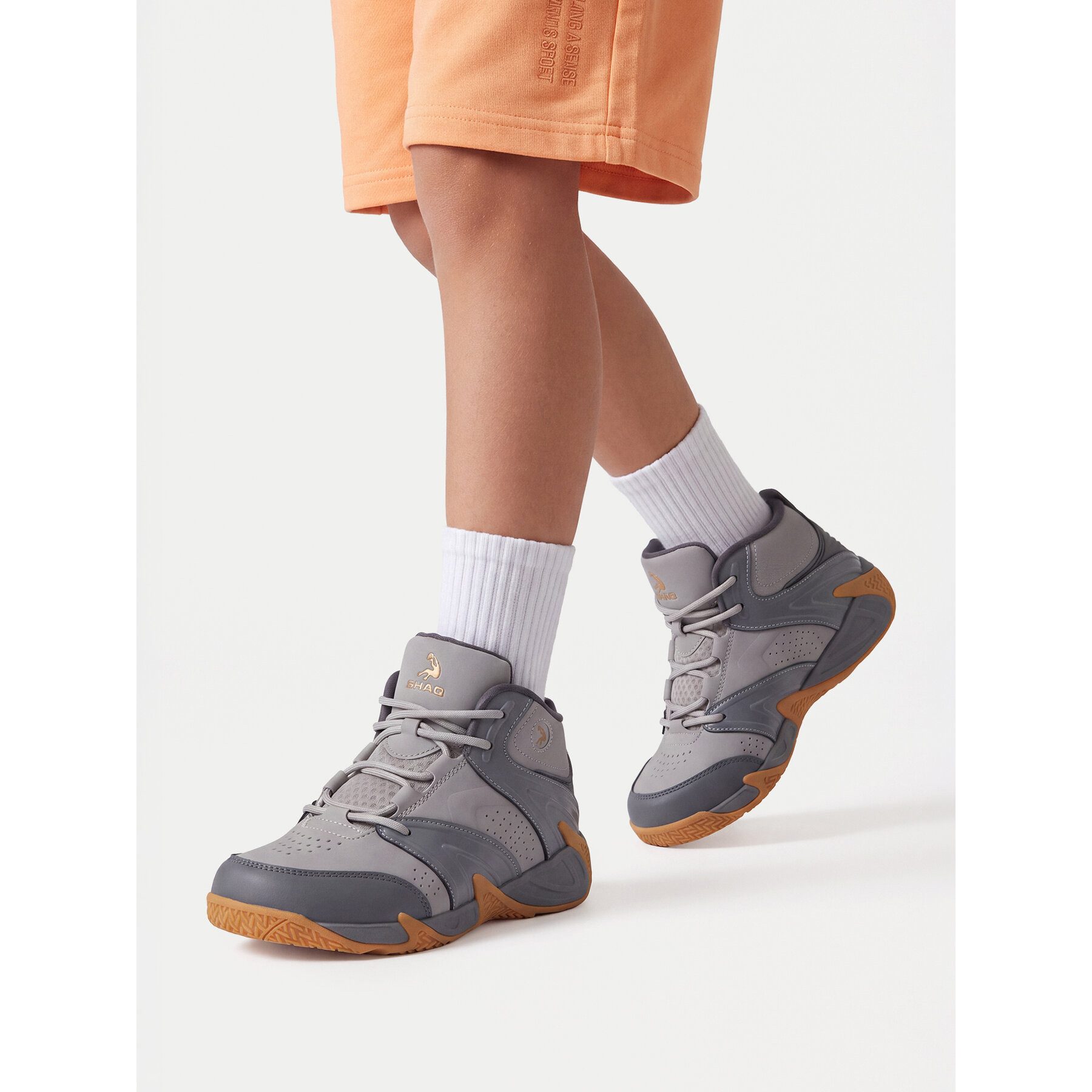 Shaq Shaq Junge Basketballschuhe 5907964135197 Grau Basketballschuh