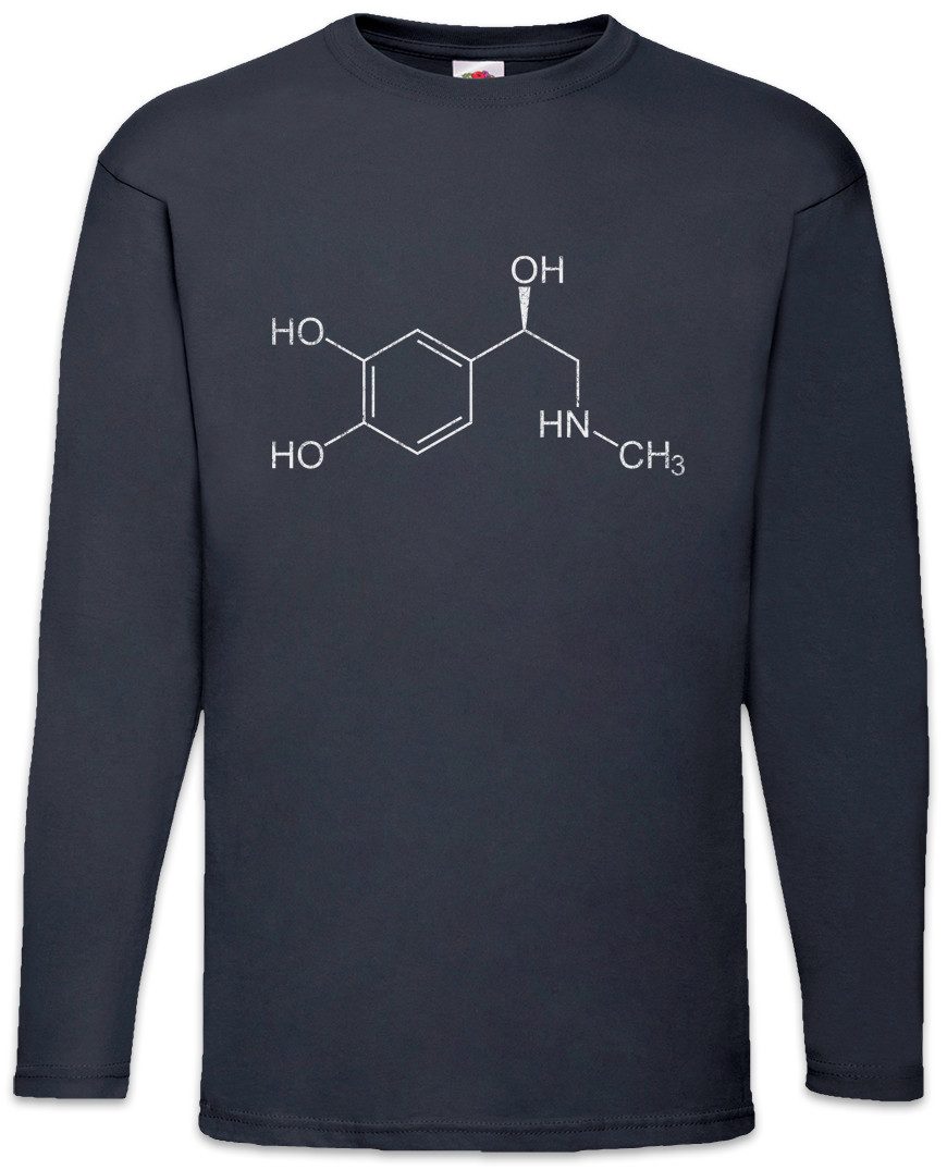 Langarmshirt Adrenalin Molecule Lifting Langarm T-Shirt Fun Geek Nerd Sport Science