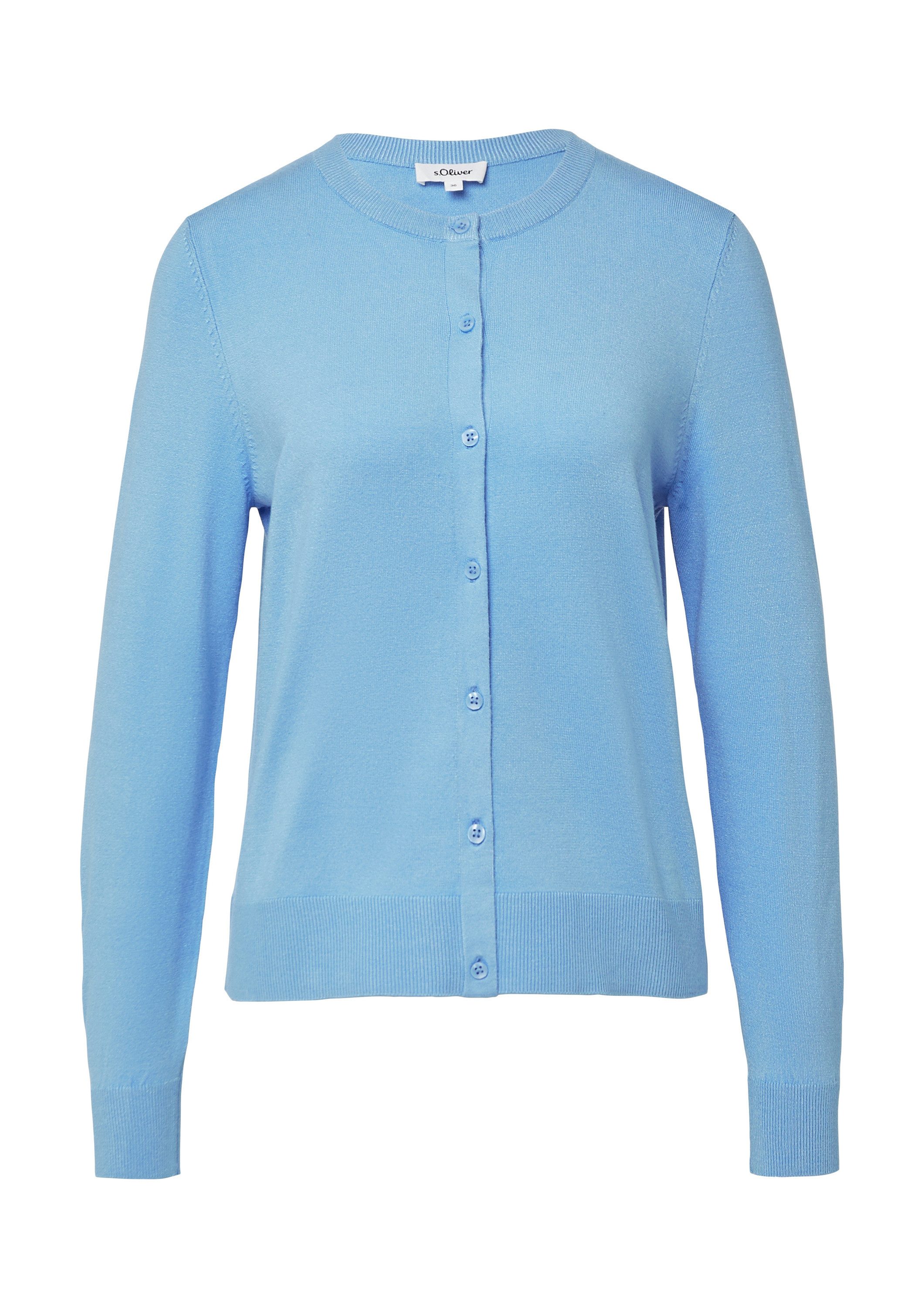 s.Oliver Cardigan Strickjacke Feinstrickcardigan aus Viskosemix günstig online kaufen