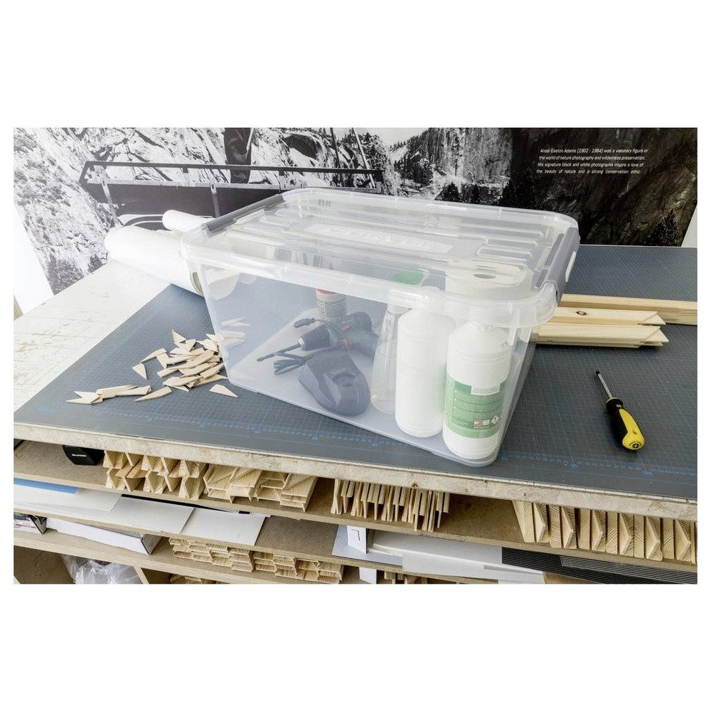 Curver Aufbewahrungsbox Curver 243819 Kunststoffbox HANDY+ geschlossen, stapelbar (B x H x T)