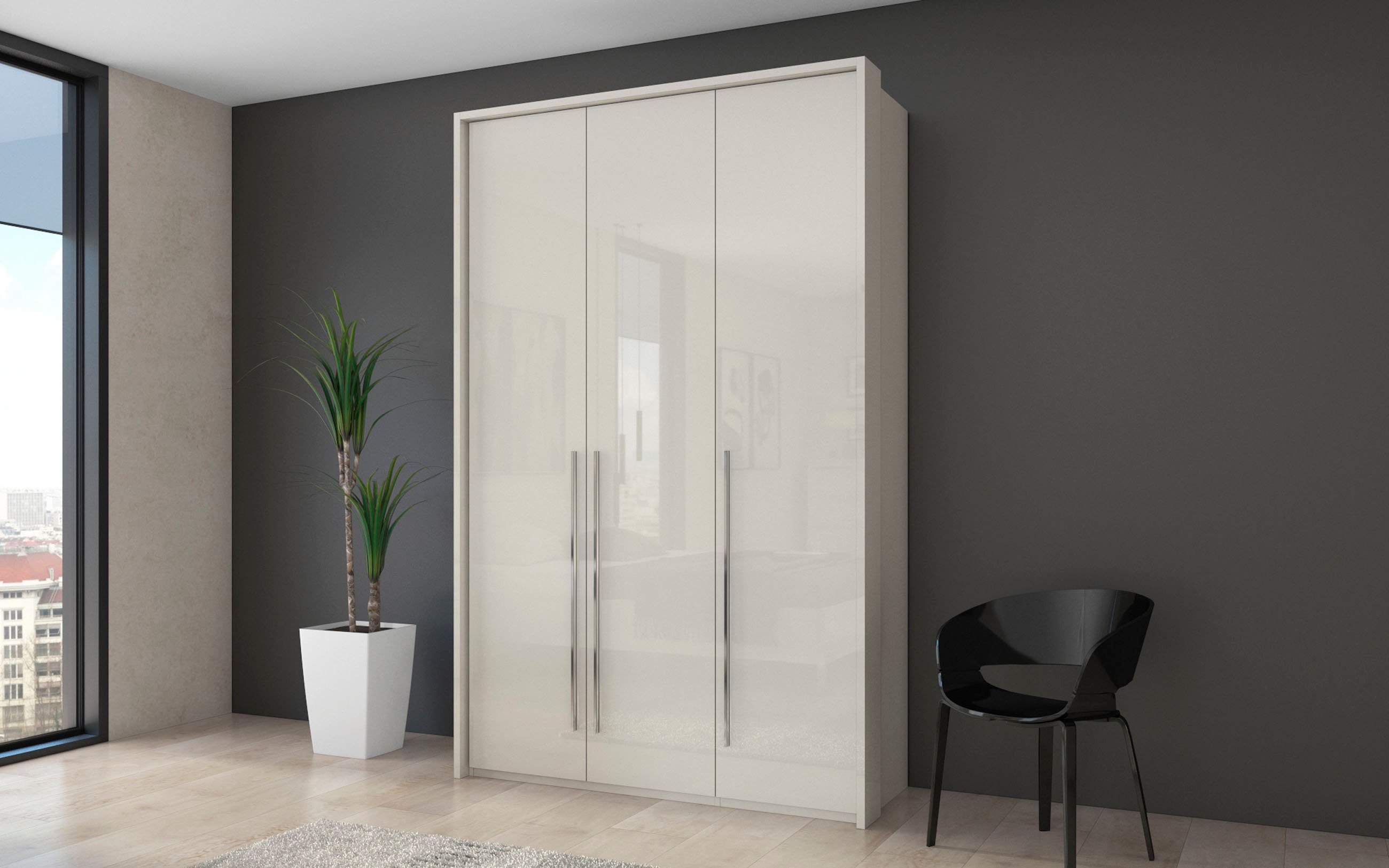 Places of Style Kleiderschrank "Piano, inklusive Rahmen und Beleuchtung, so günstig online kaufen