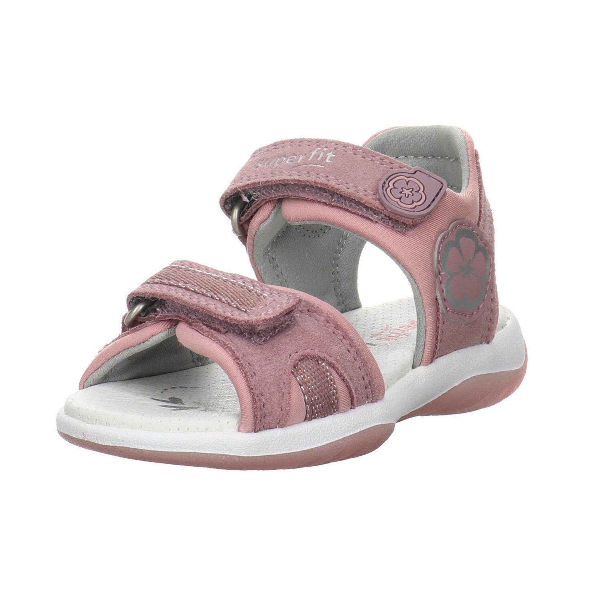 Leder-/Textilkombination Rosa Sandalen (20401807) Kinderschuhe Schuhe Superfit Sandale Mädchen Sunny Sandale