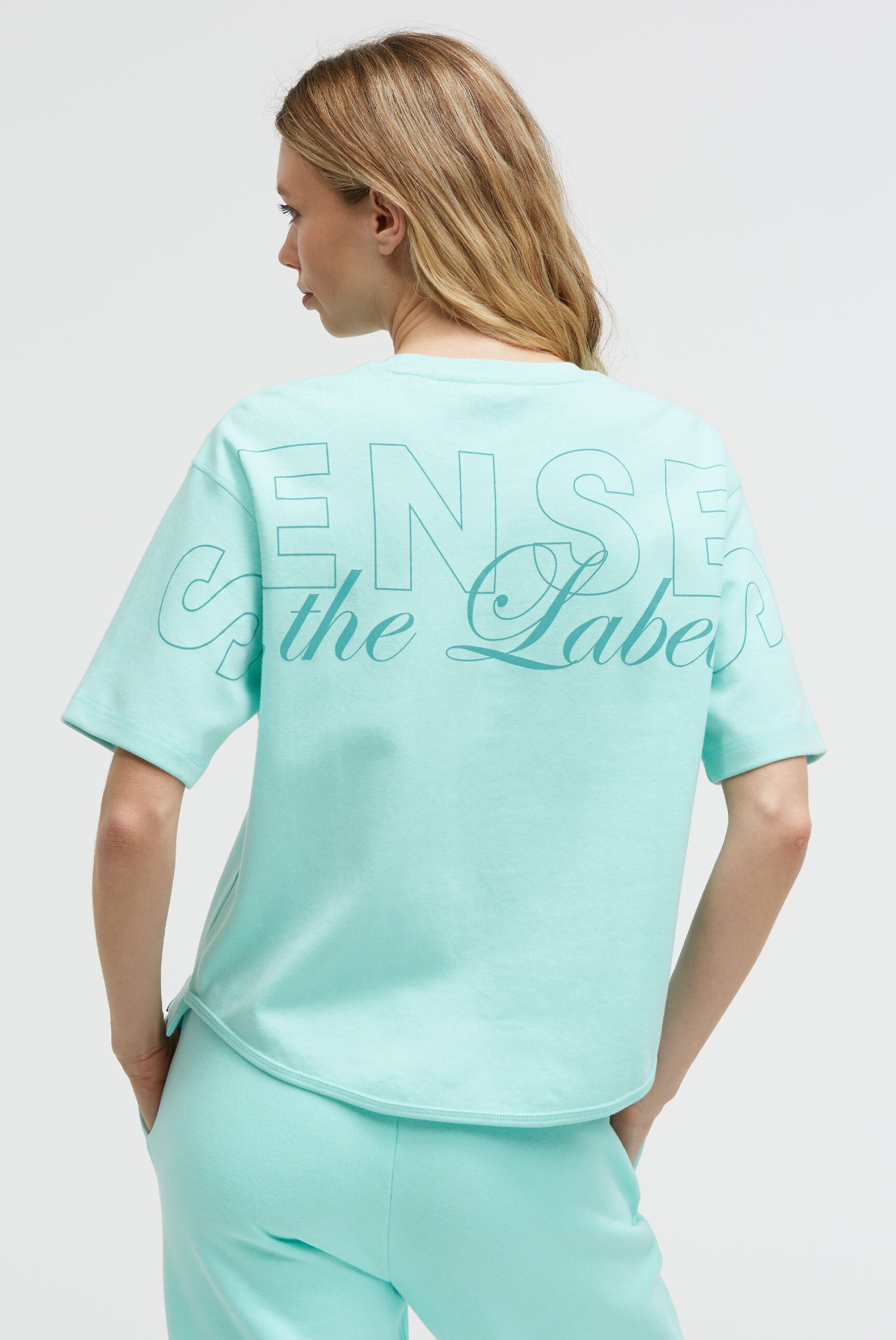 SENSES.THE LABEL Sweater mit abgerundeten Saum