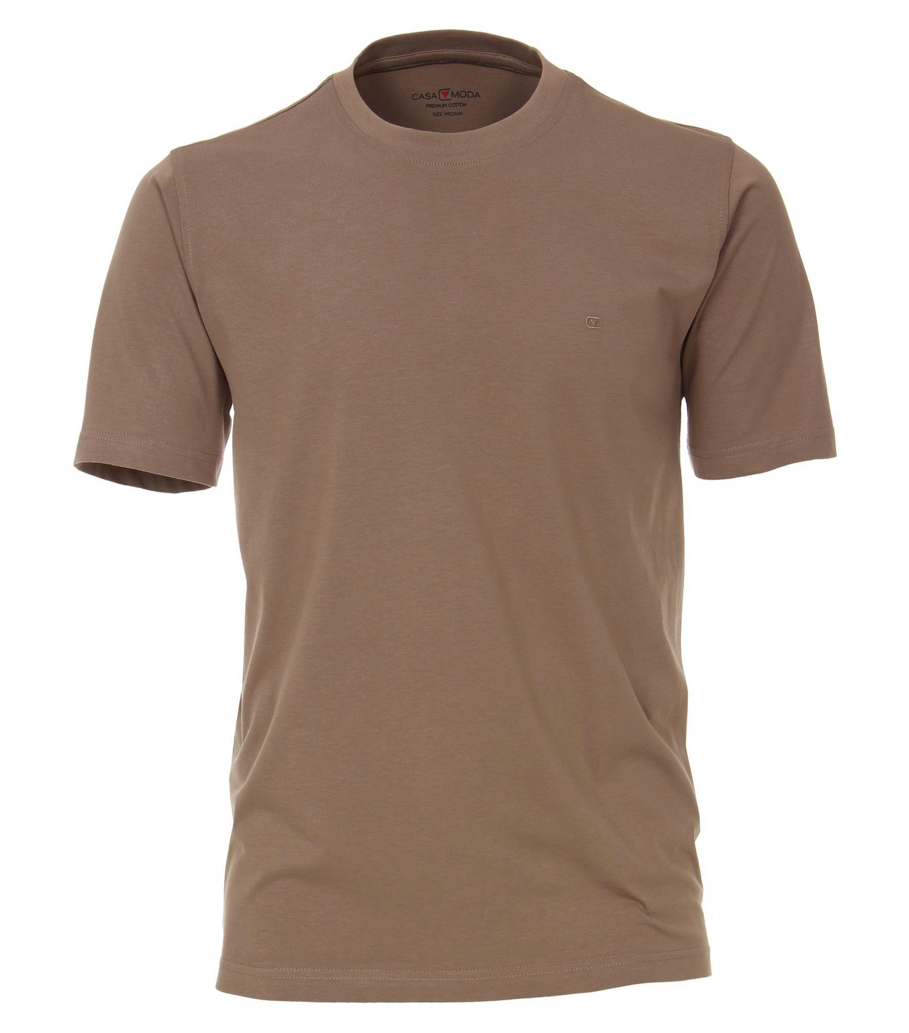 CASAMODA T-Shirt T-Shirt unifarben 004200 beige (625)