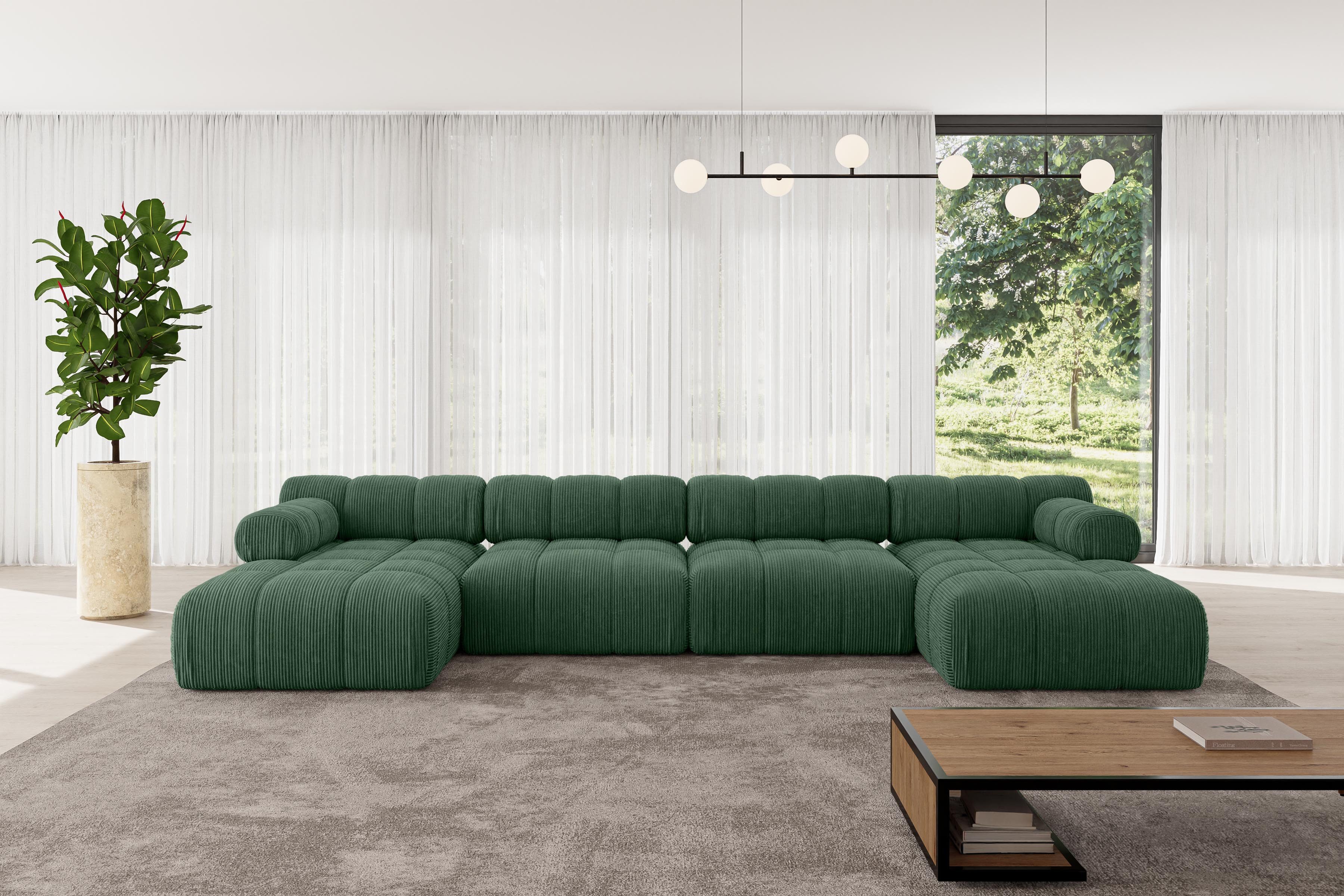 ALTDECOR Wohnlandschaft Tesso-U2, Corner Sofa U-Form günstig online kaufen