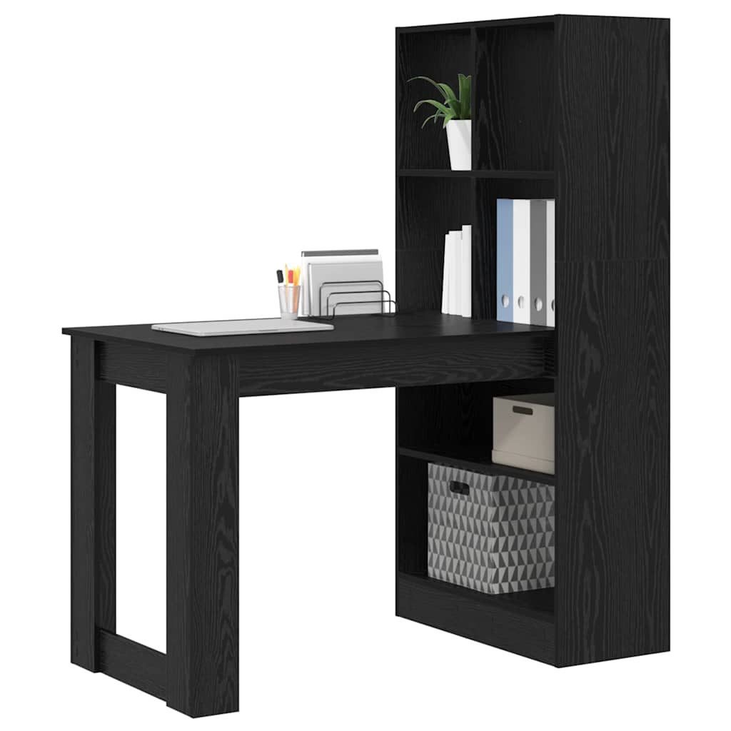 vidaXL Schreibtisch Schreibtisch Schwarze Eiche 122 günstig online kaufen