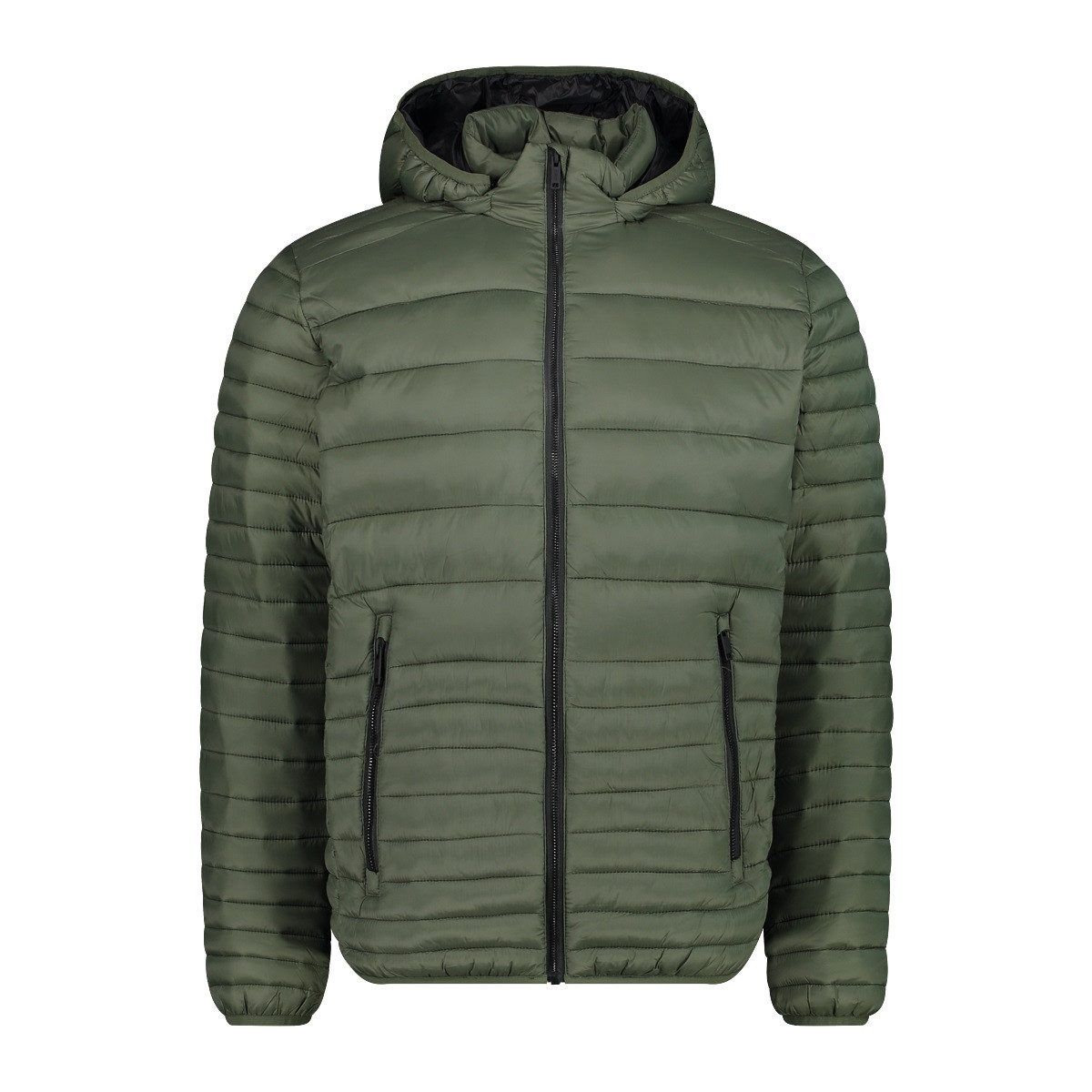 CMP Winterjacke Steppacke mit Kapuze und 3M Thinsulate Wattierung grün Herren