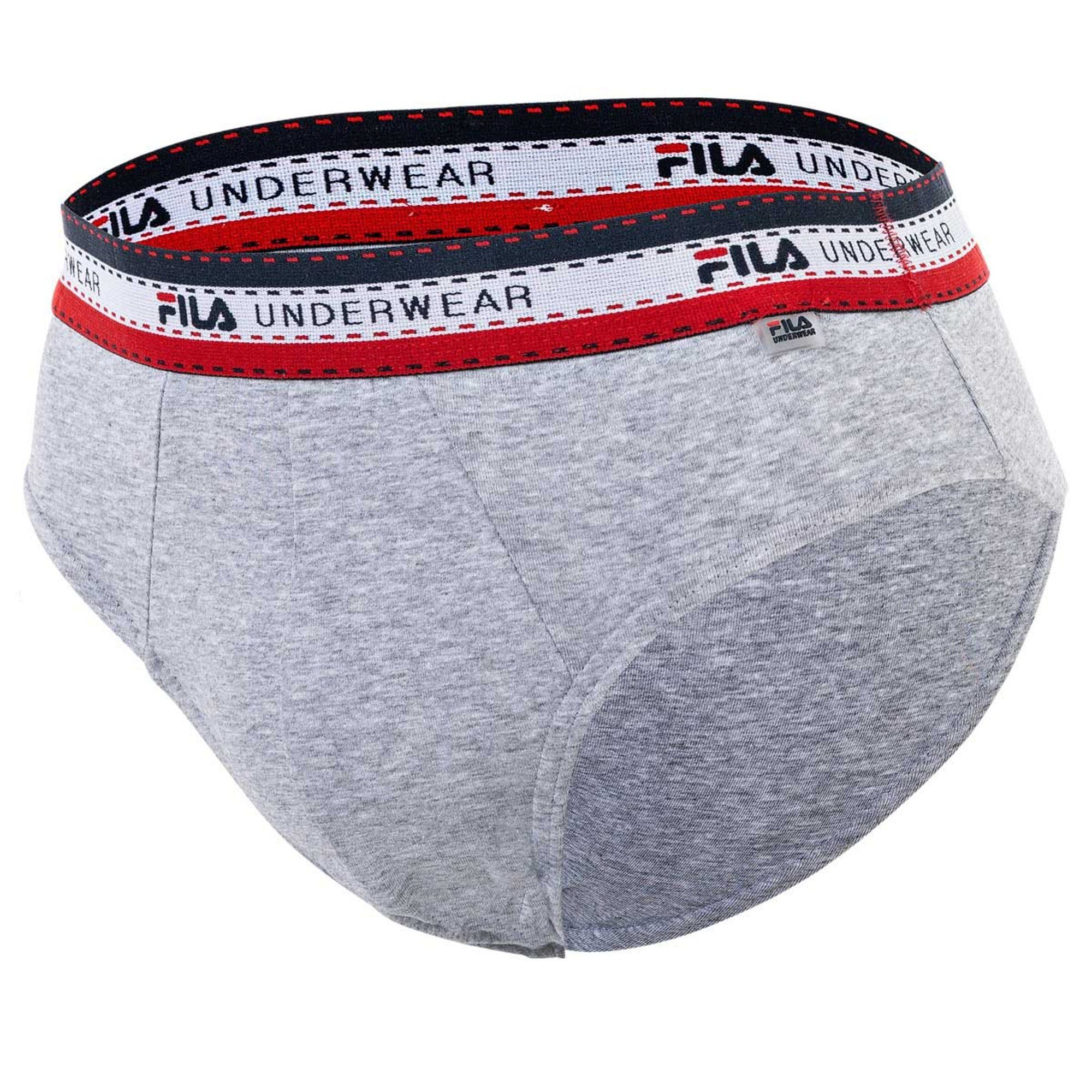 Fila Slip Herren Slip 4er Pack Baumwollmischung (Packung, 4er Pack)