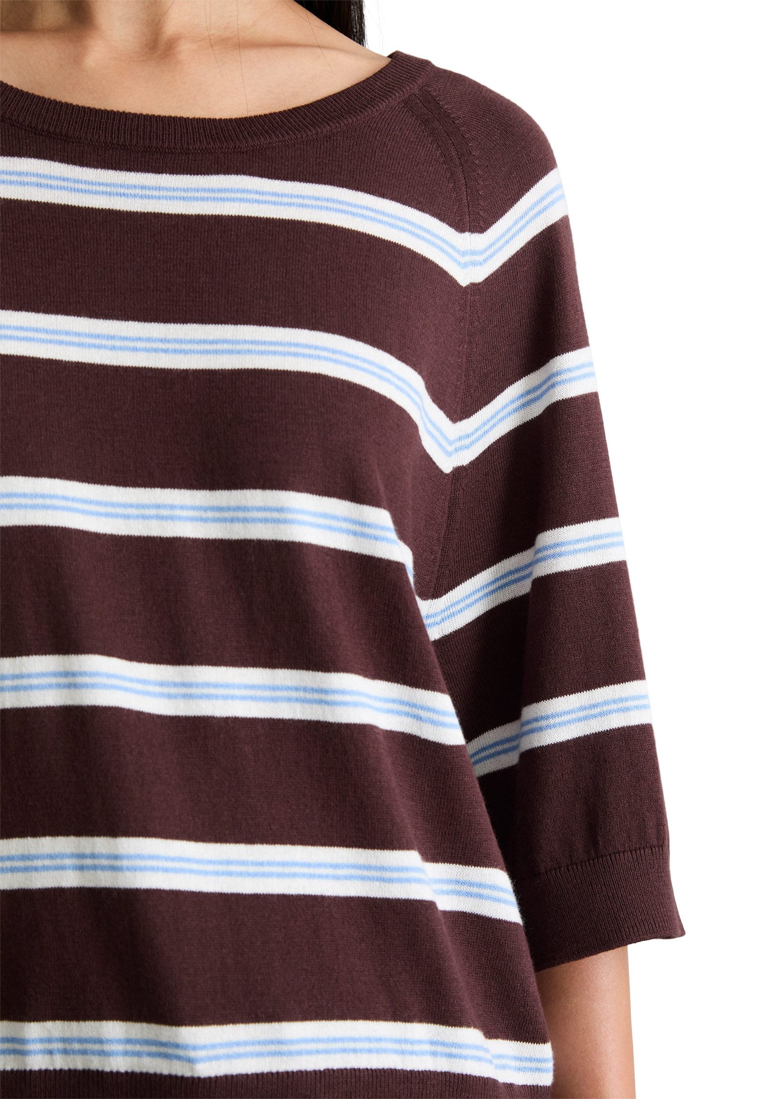 Marc O'Polo DENIM Strickpullover aus weichem Organic-Cotton-Modal-Mix – Bild 4 von 5