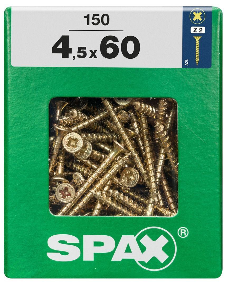 SPAX Holzbauschraube Spax Universalschrauben 4.5 x 60 mm PZ 2 - 150