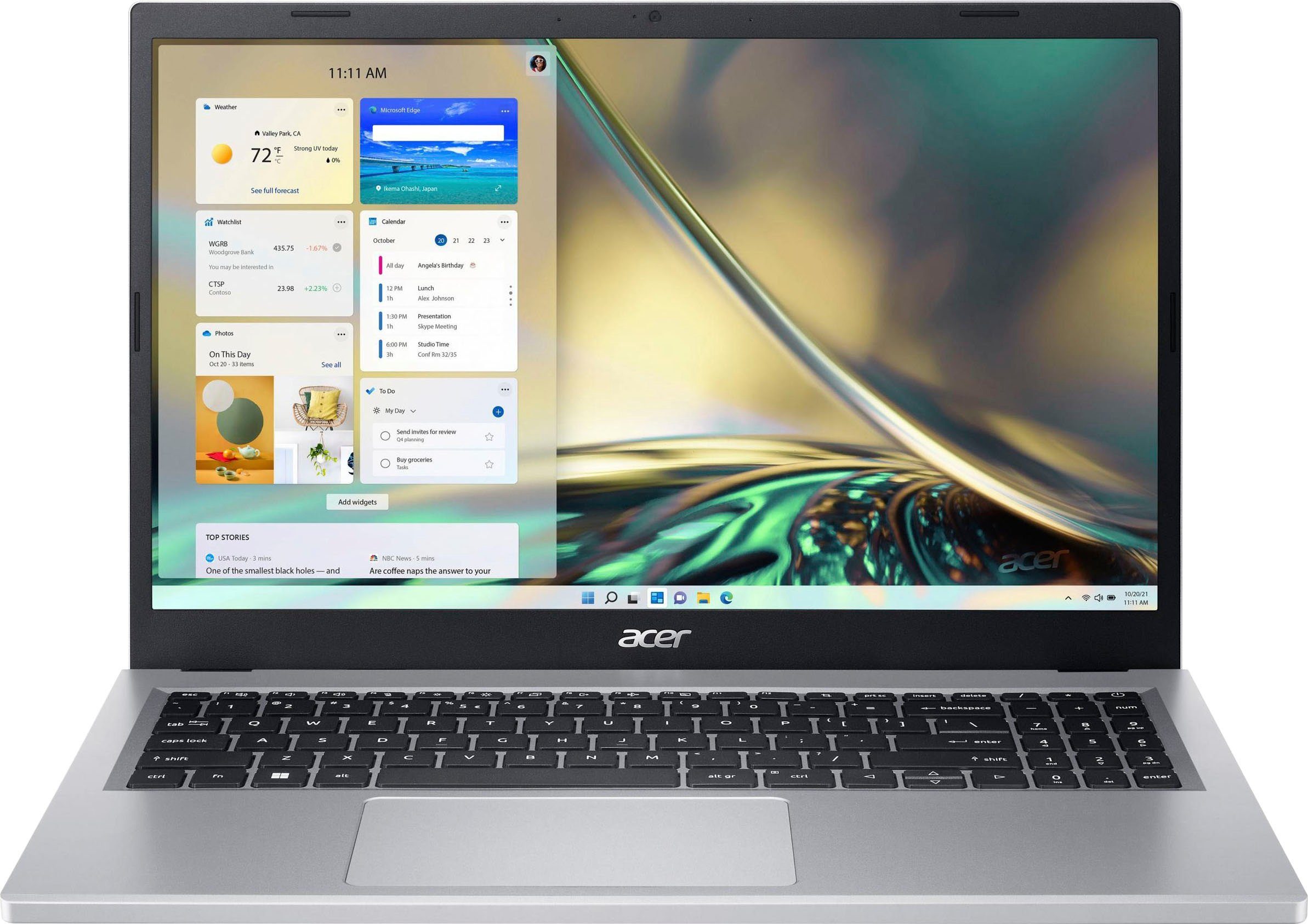 Acer Notebook 5 3 Aspire 512 Radeon (39,62 GB Zoll, AMD Graphics, A315-24P-R4YP cm/15,6 SSD) 7520U, Ryzen