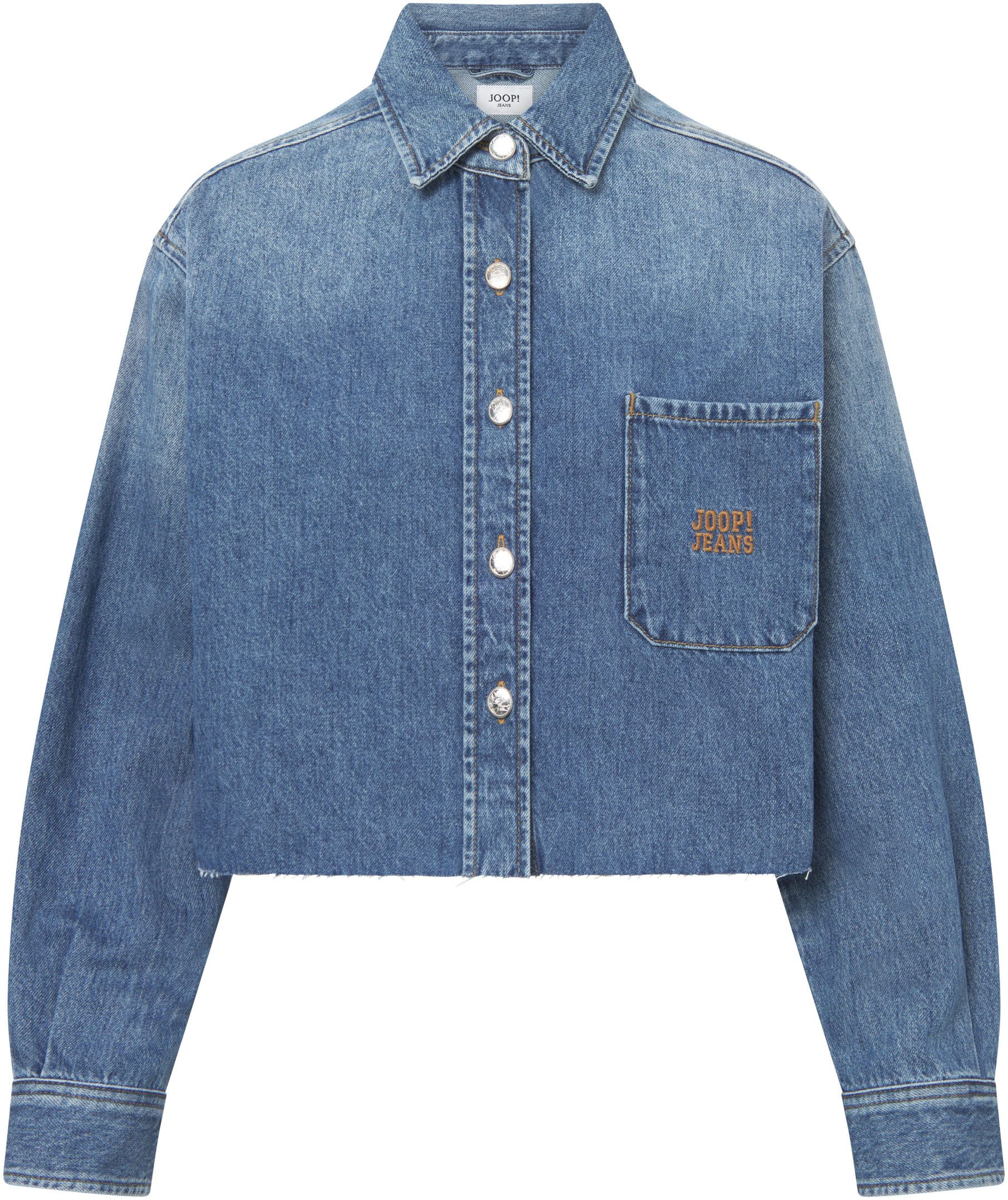 Joop Jeans Jeansbluse Udela mit bestickter günstig online kaufen