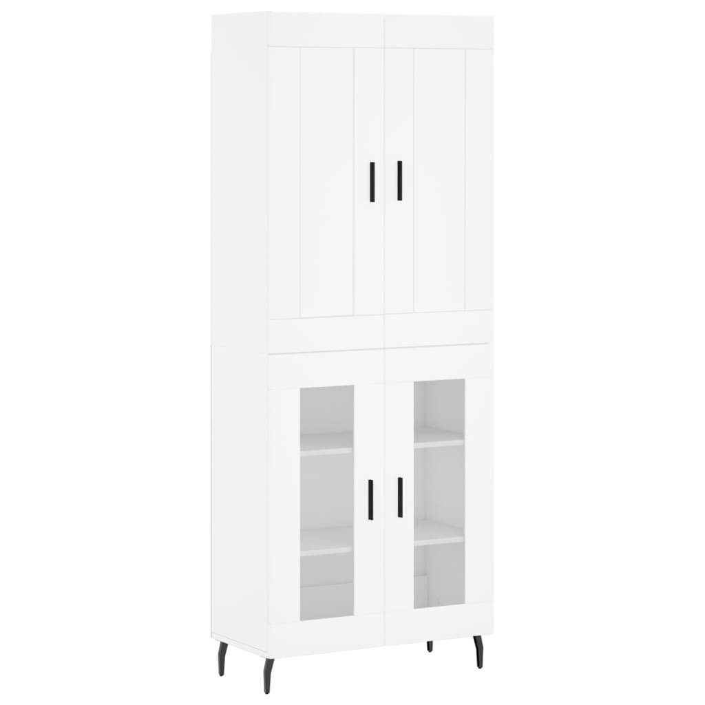 vidaXL Highboard Highboard Weiß 69,5x34x180 cm günstig online kaufen